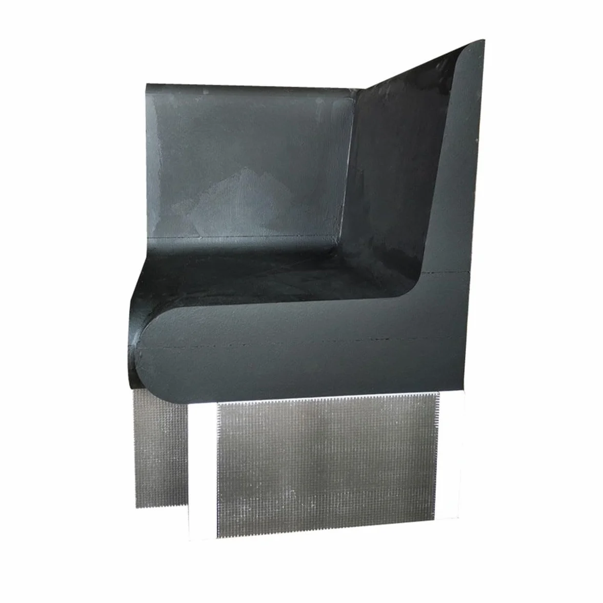Banc Angle arrondis 600 x 586 x 870 mm Dossier XPS prêt à carreler hammam Salle de Bain