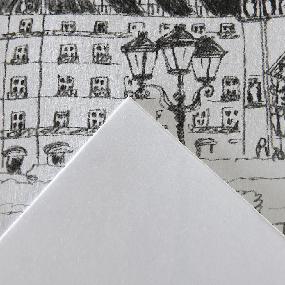 CANSON Bristol Bloc A3 250g/m² Extra-blanc 20 feuilles papier bristol satiné