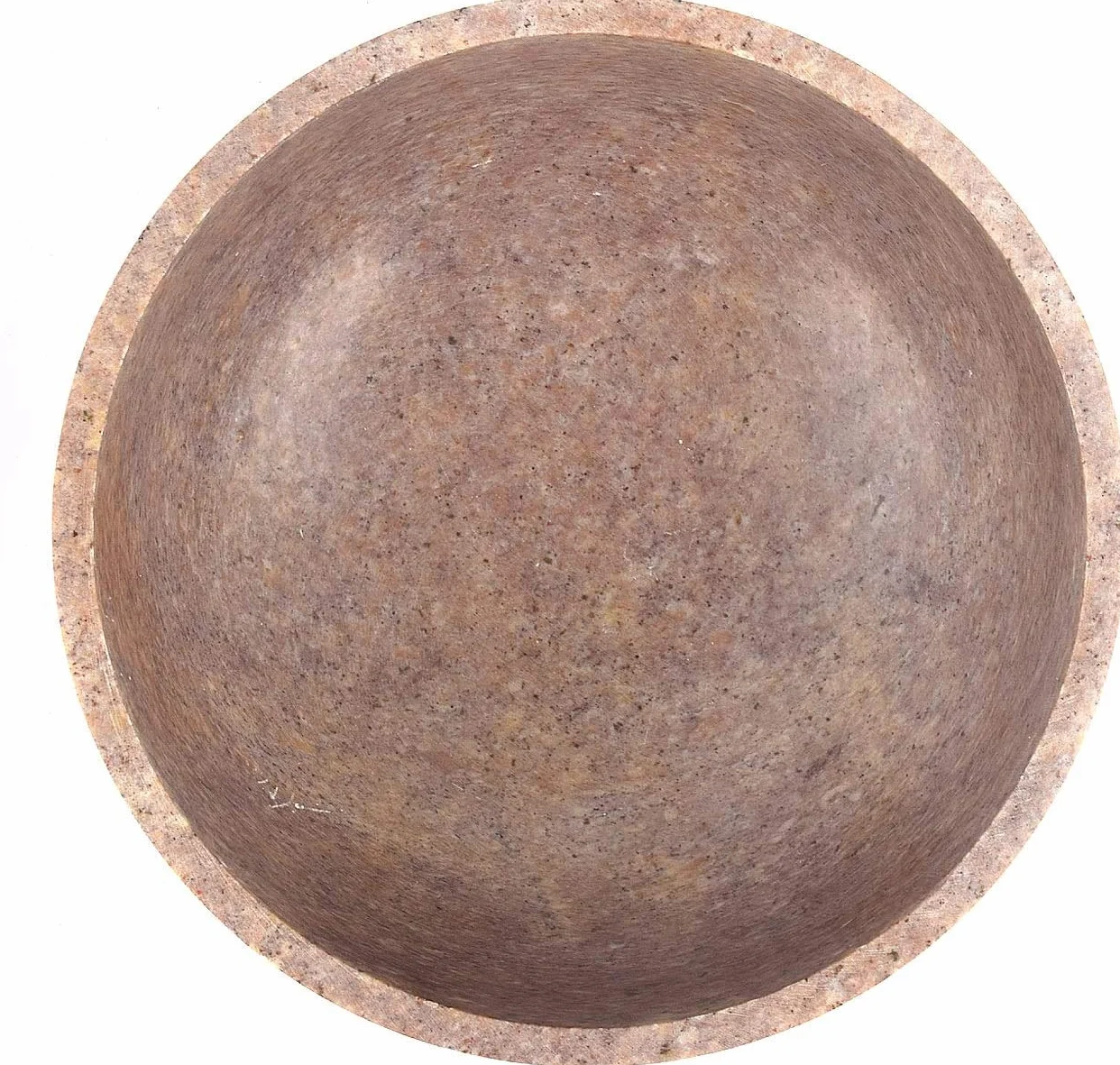 Bol en Stéatite Sculpté à la Main 12,7 cm – Coupelle de Fumigation et Purification pour Sauge, Encens et Rituels, Motif Floral