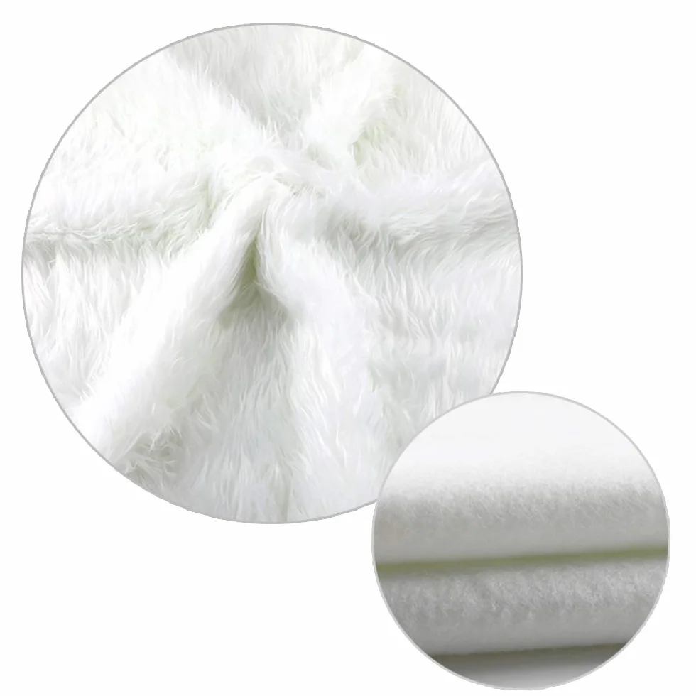 Jupe de Sapin de Noël Blanc Peluche Neige 78cm HOWAF