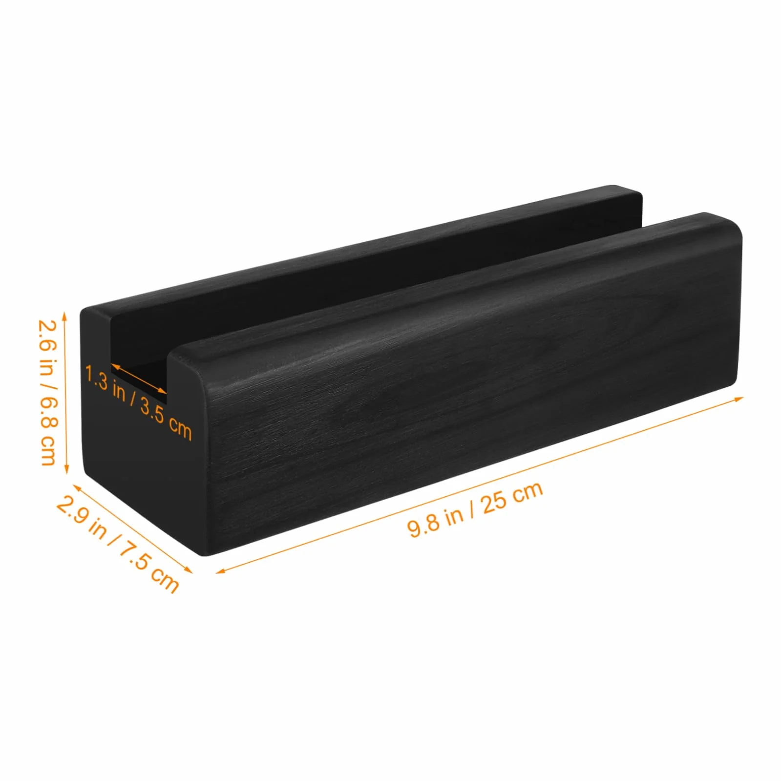 Support De Miroir En Bois Massif Antidérapant 9.84x2.95x2.68in Base De Miroir Sol Multi-Usage