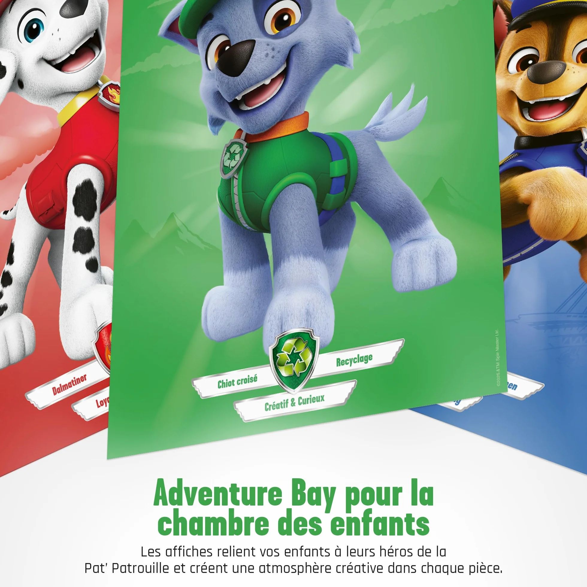 PAW Patrol Lot de 6 posters Héros - Décoration Chambre Enfant (6A4)