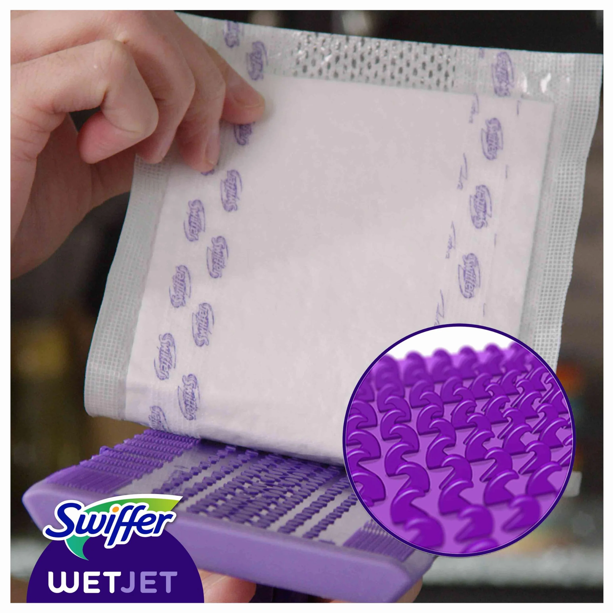 Swiffer WetJet 12 Recharges Jetables Nettoyantes Multi-Surfaces