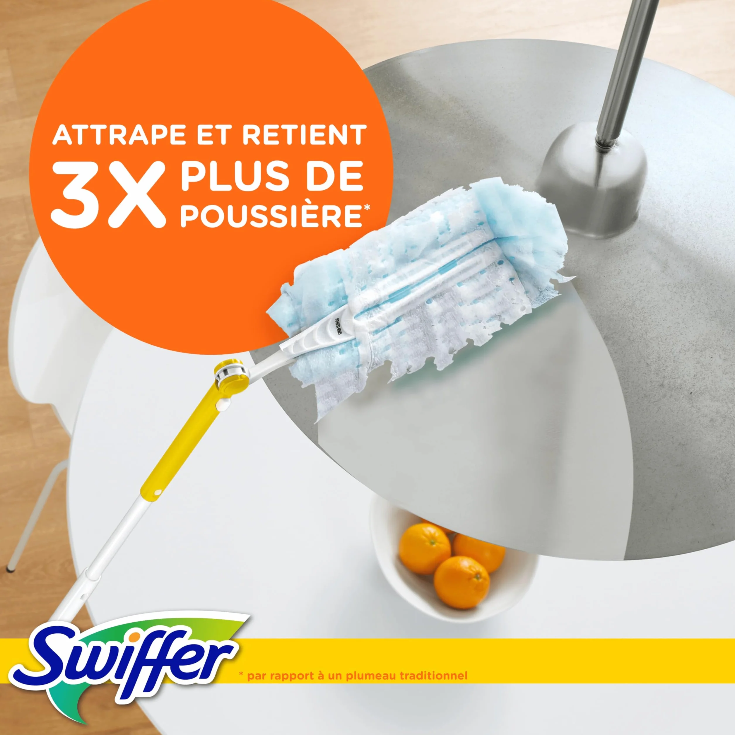 Swiffer Duster Plumeau Recharges 23 Unités 3 Lingettes Nettoyantes Humides Capture Poussière