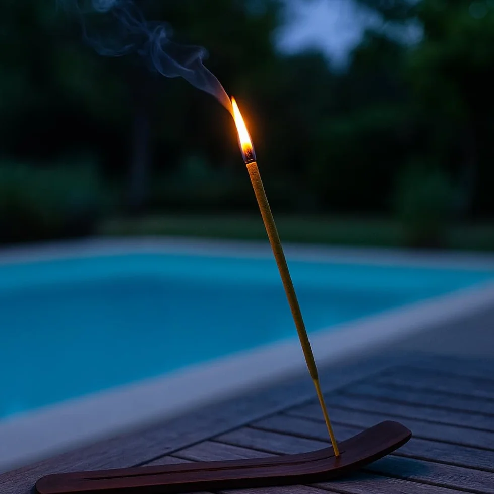 Pack de 30 Bâtons Encens Géants Citronnelle 40 cm Anti Moustiques Jardin Terrasse