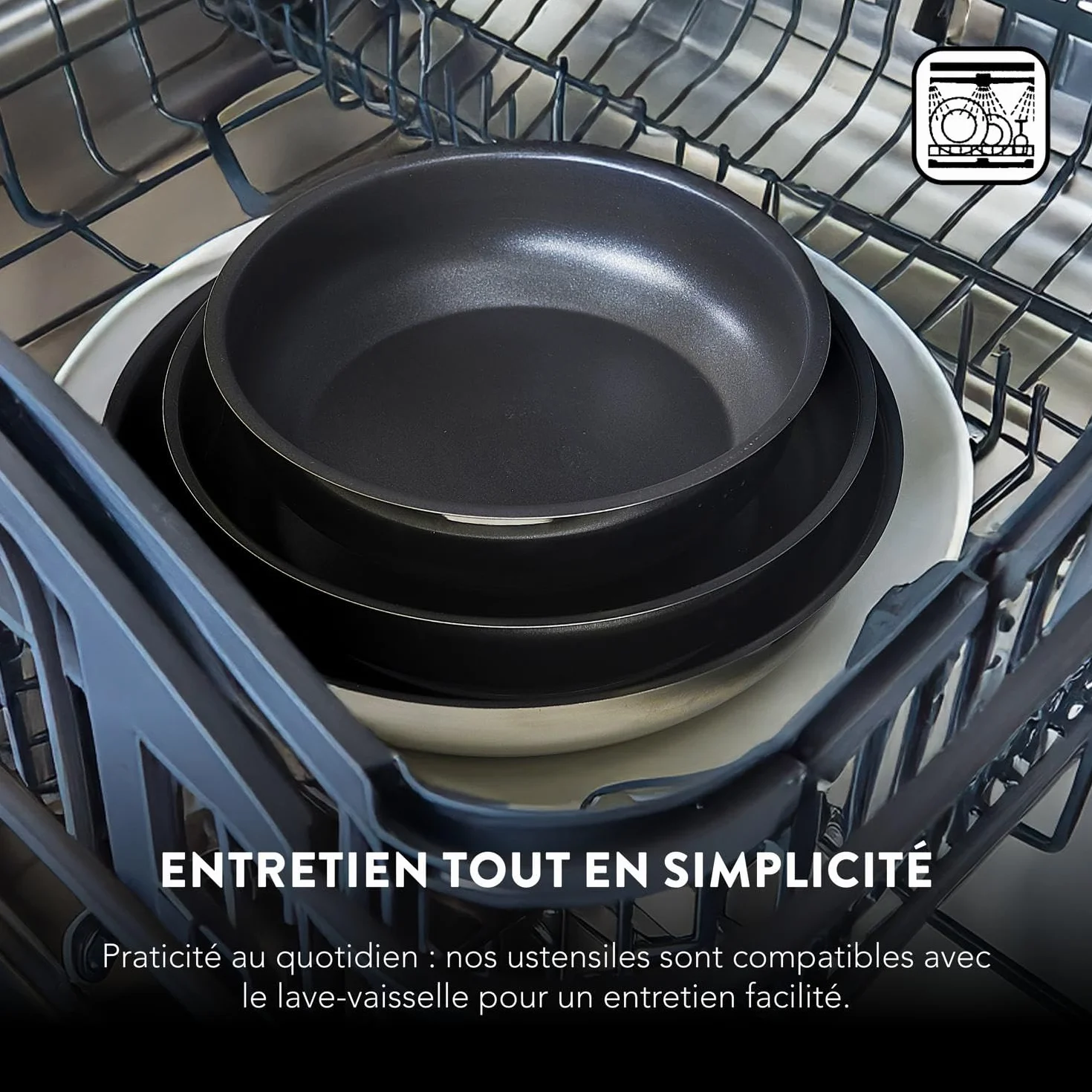 BAUMALU Combiné Traiteur Couscoussier Acier Inox Ø24cm 9L Triple Fond Diffuseur Induction