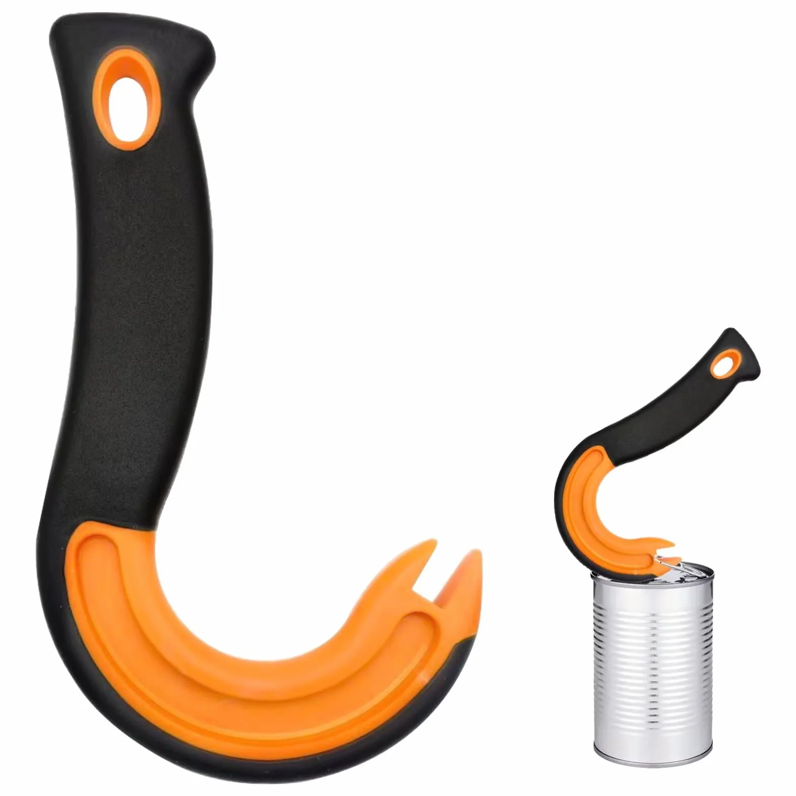 Ouvre-boîte en forme de J, ouvre-bouteille à tirette, ouvre-conserves, ouvre-bocal, décapsuleur