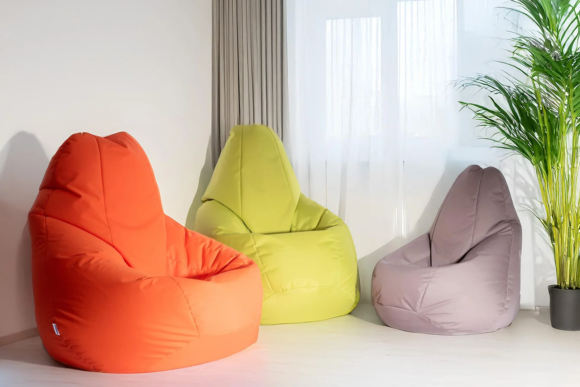 Avalon Jive Pouf rembourré en tissu technique indéchirable, taille S Vert foncé