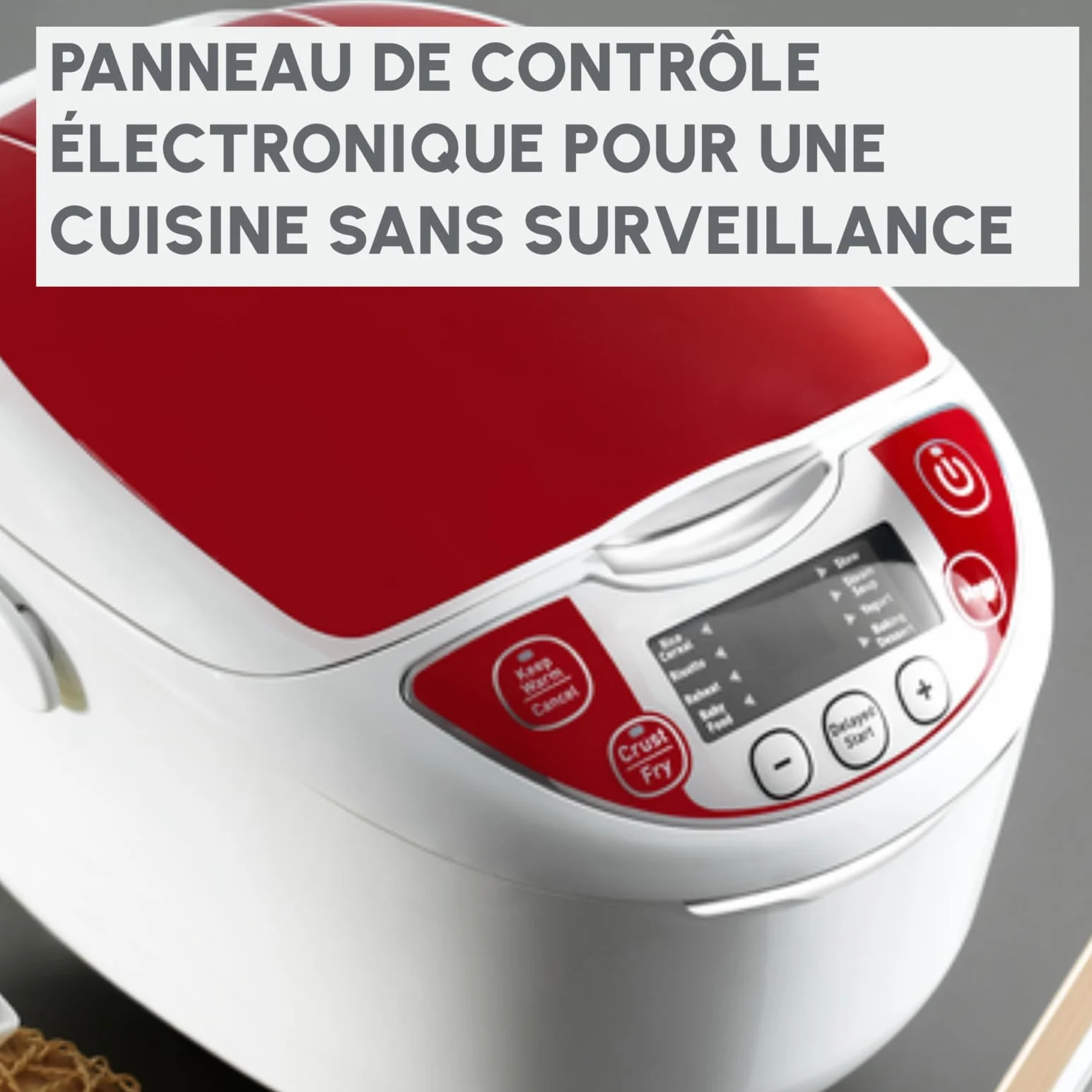 Moulinex Multicuiseur 5 L 750 W 12 programmes Cuisson vapeur Cuve antiadhésive amovible