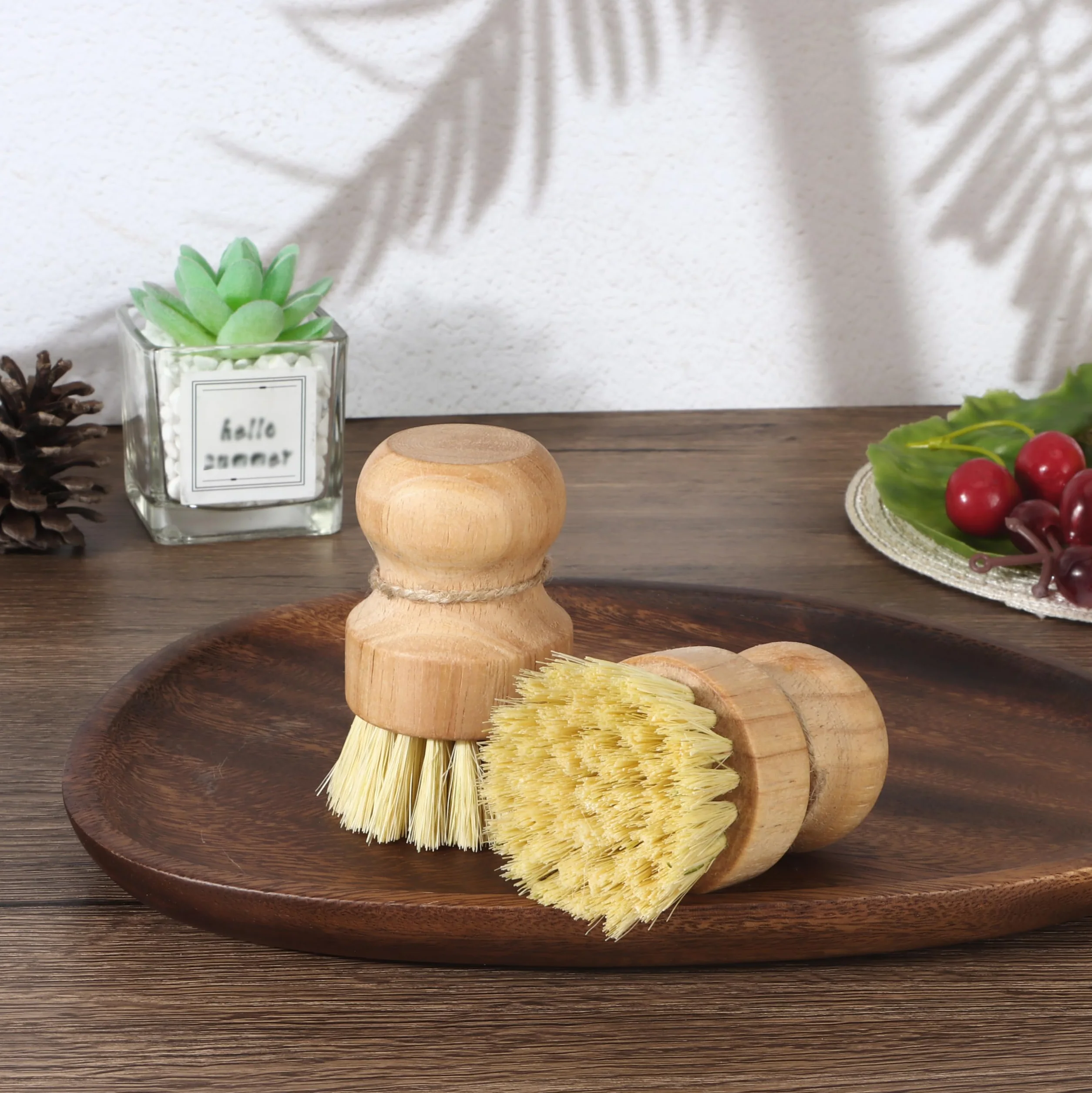 Lot de 2 Brosses à Champignons pour Légumes et Vaisselle