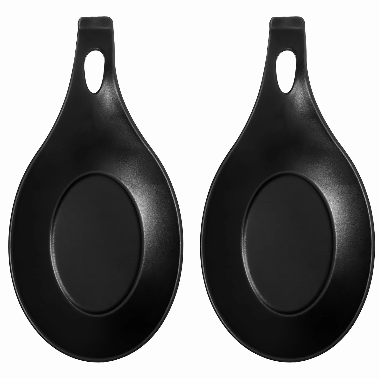 Support de cuillère en silicone 2 pièces résistant à la chaleur réutilisable