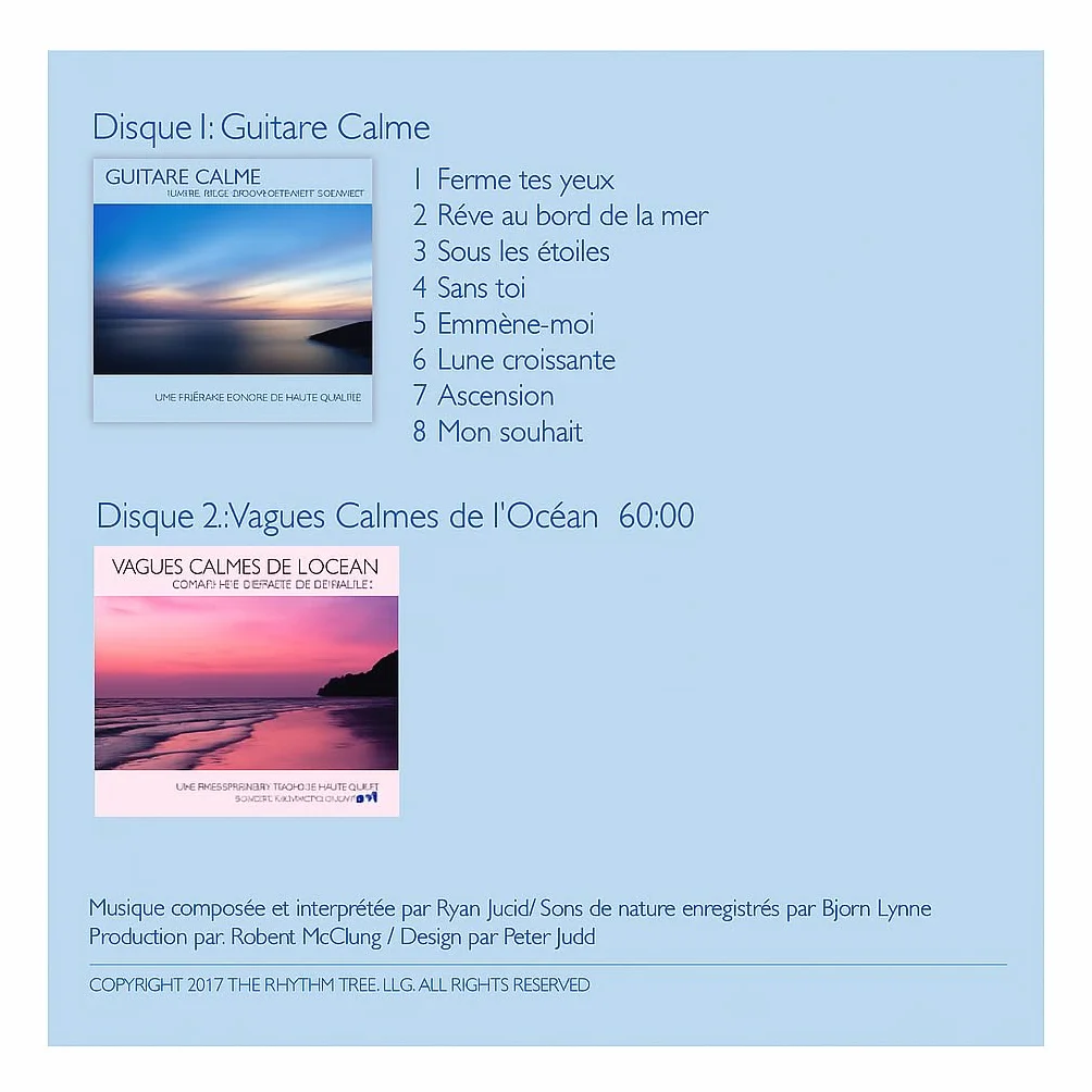 Coffret de 4 Albums de Sons Apaisants de la Nature – Méditation, Relaxation, Sommeil