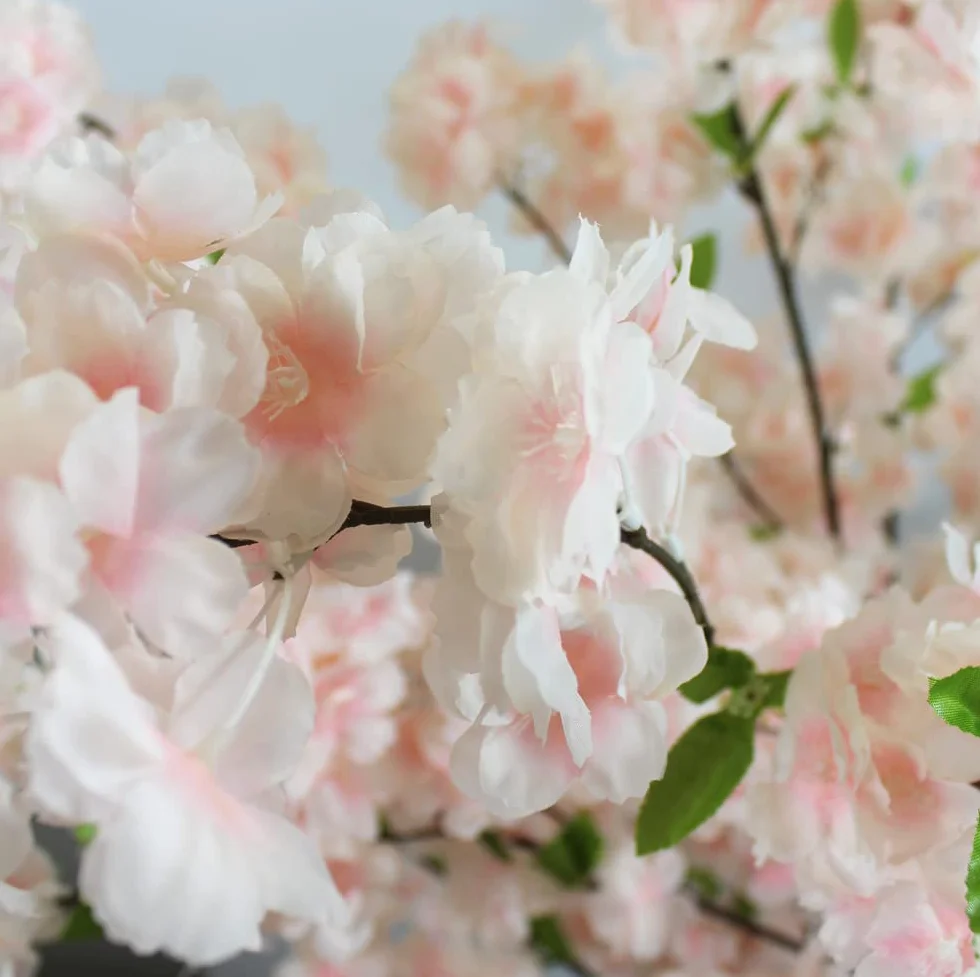 Arnusa Plante artificielle Cerisier Arbre Artificiel Rose 160 cm