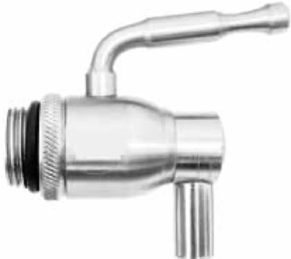 Robinet en Acier Inoxydable à sphère 1/2 Pouce avec Bec pivotant pour Fusil Huile Vino Birra