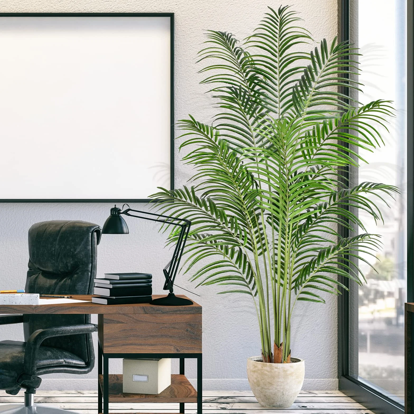 Sztuczna Palma Areca 180cm Fikus Plastikowy Roślina Dekoracyjna