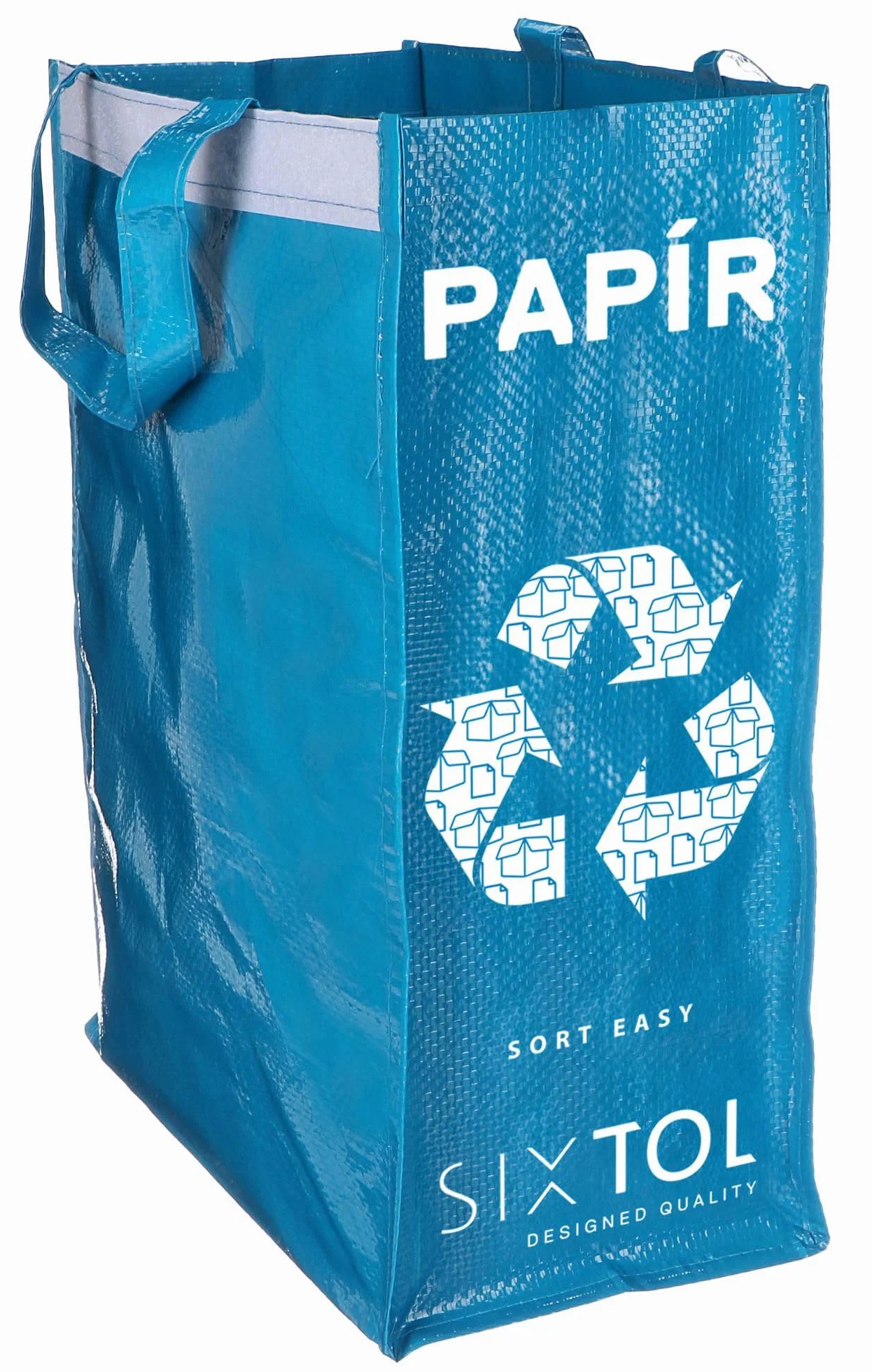 Ensemble de 3 sacs pour tri sélectif 3x22L Compact lavable SORT EASY 3 SLIM