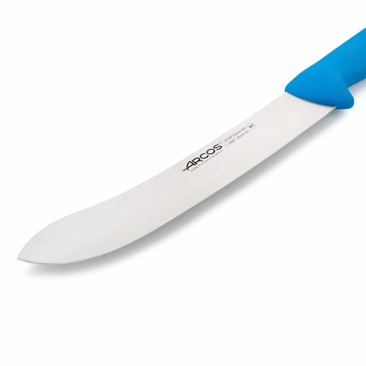 Arcos Couteau de Boucher Acier Inoxydable Nitrum Série 2900 Bleu