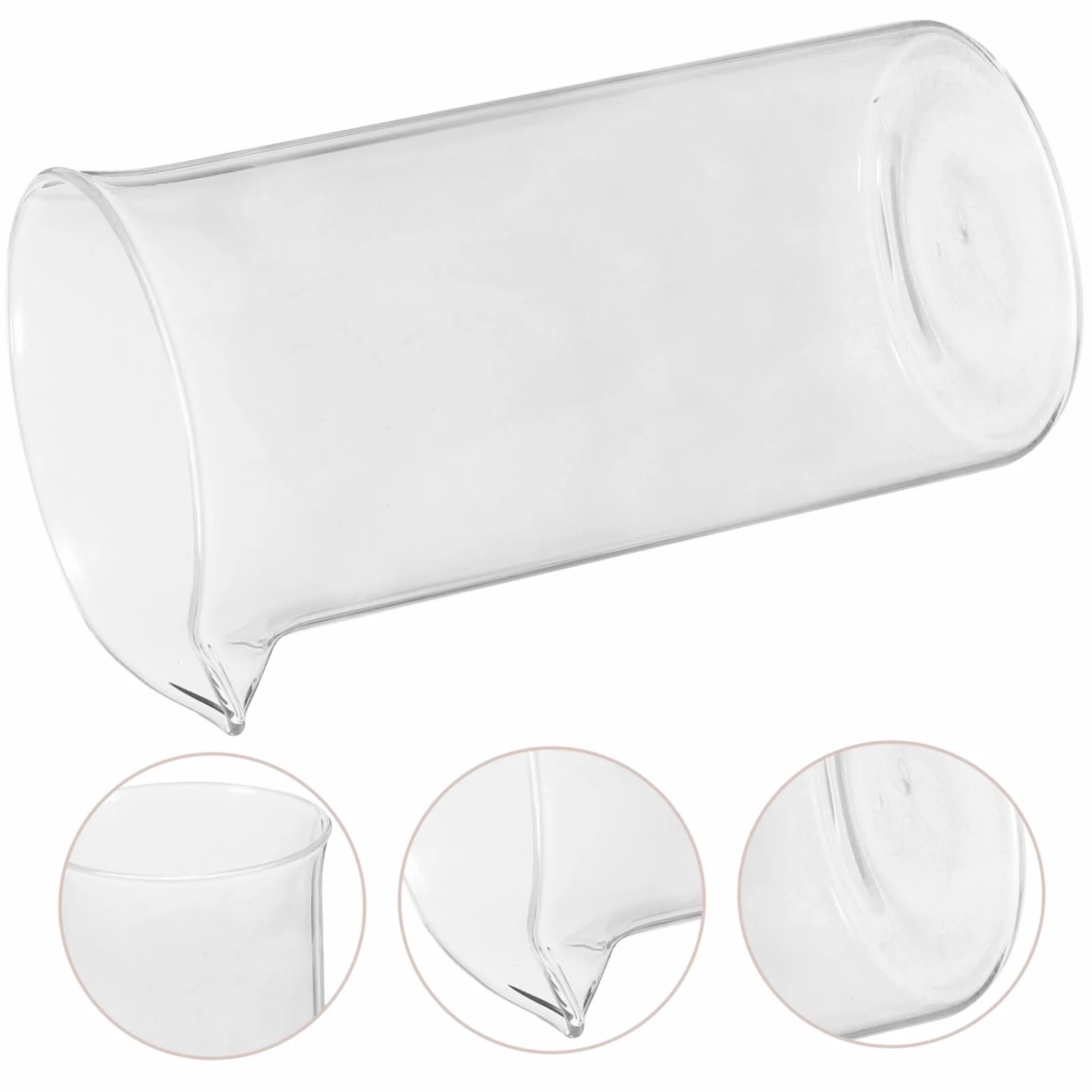 VOSAREA Tasse de Rechange pour Cafetière à Piston 350ml en Verre Bec Verseur