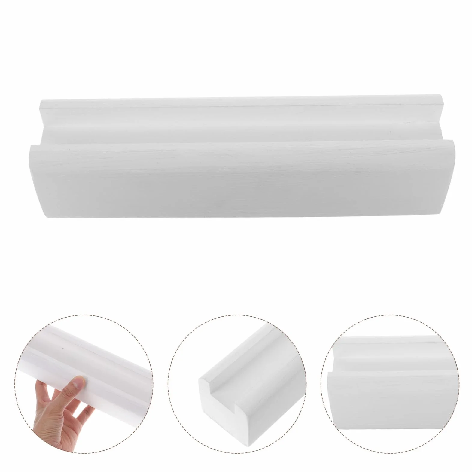 Bois Support pour Miroir Plein Pied Antidérapant pour Salon Bureau Chambre