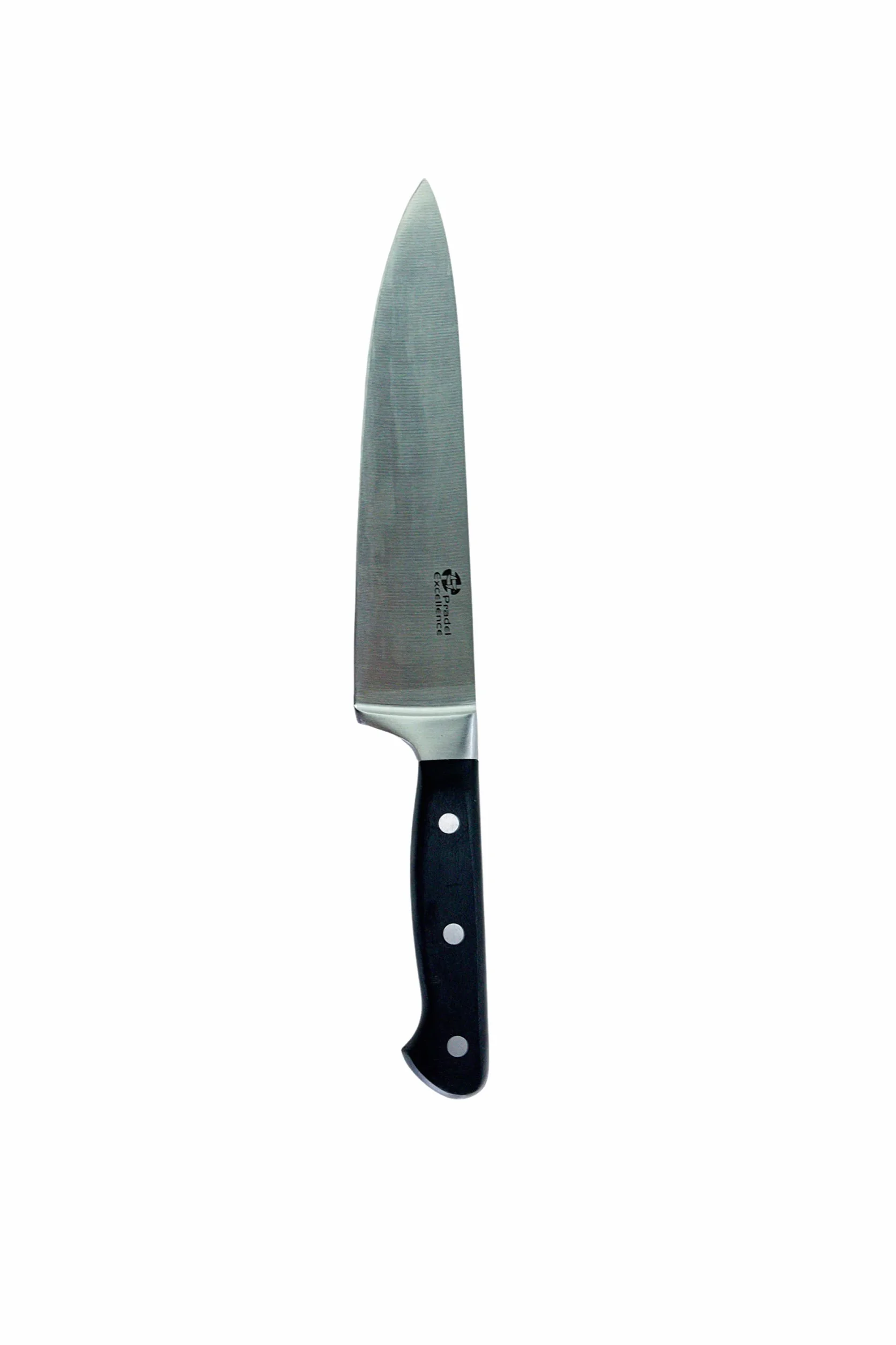 Couteau de Cuisine Chef 20 cm Lame Acier Inoxydable 3Cr14 Manche POM Ergonomique Gamme Maître Chef