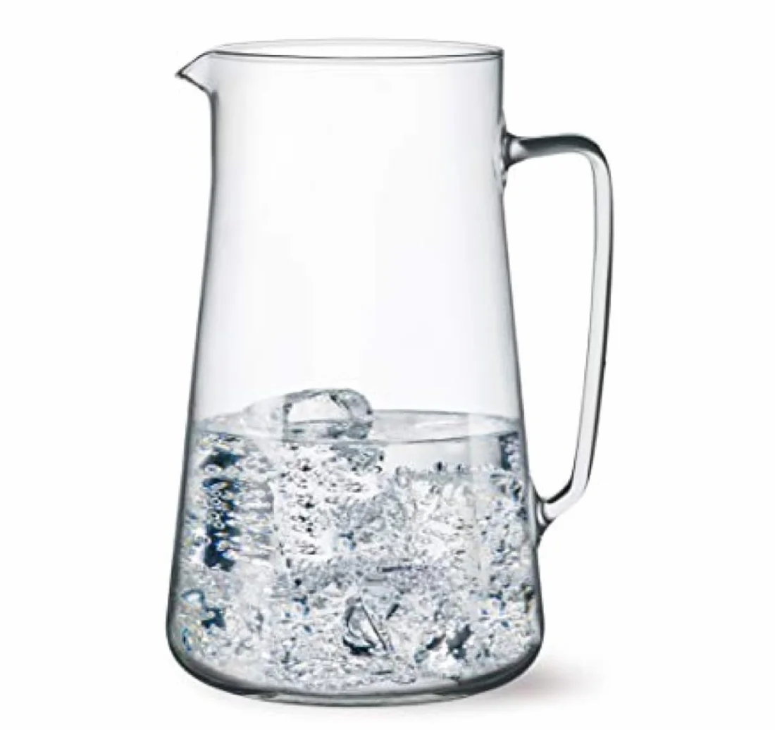Simax Grand pichet en verre borosilicate 2,5 L avec bec verseur et poignée pour sangria et eau