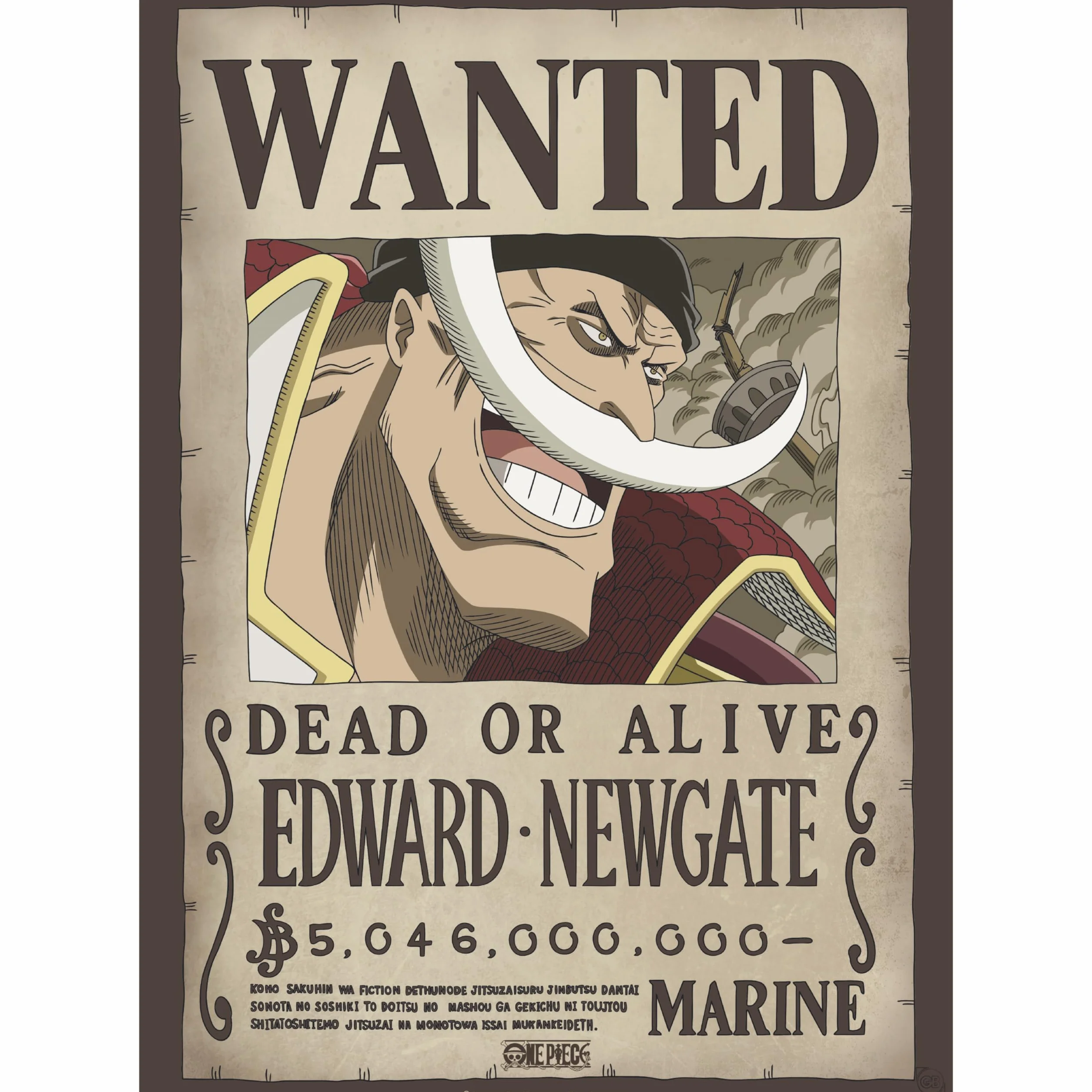 GB eye ONE PIECE Set 2 Chibi Posters Wanted Roger Whitebeard