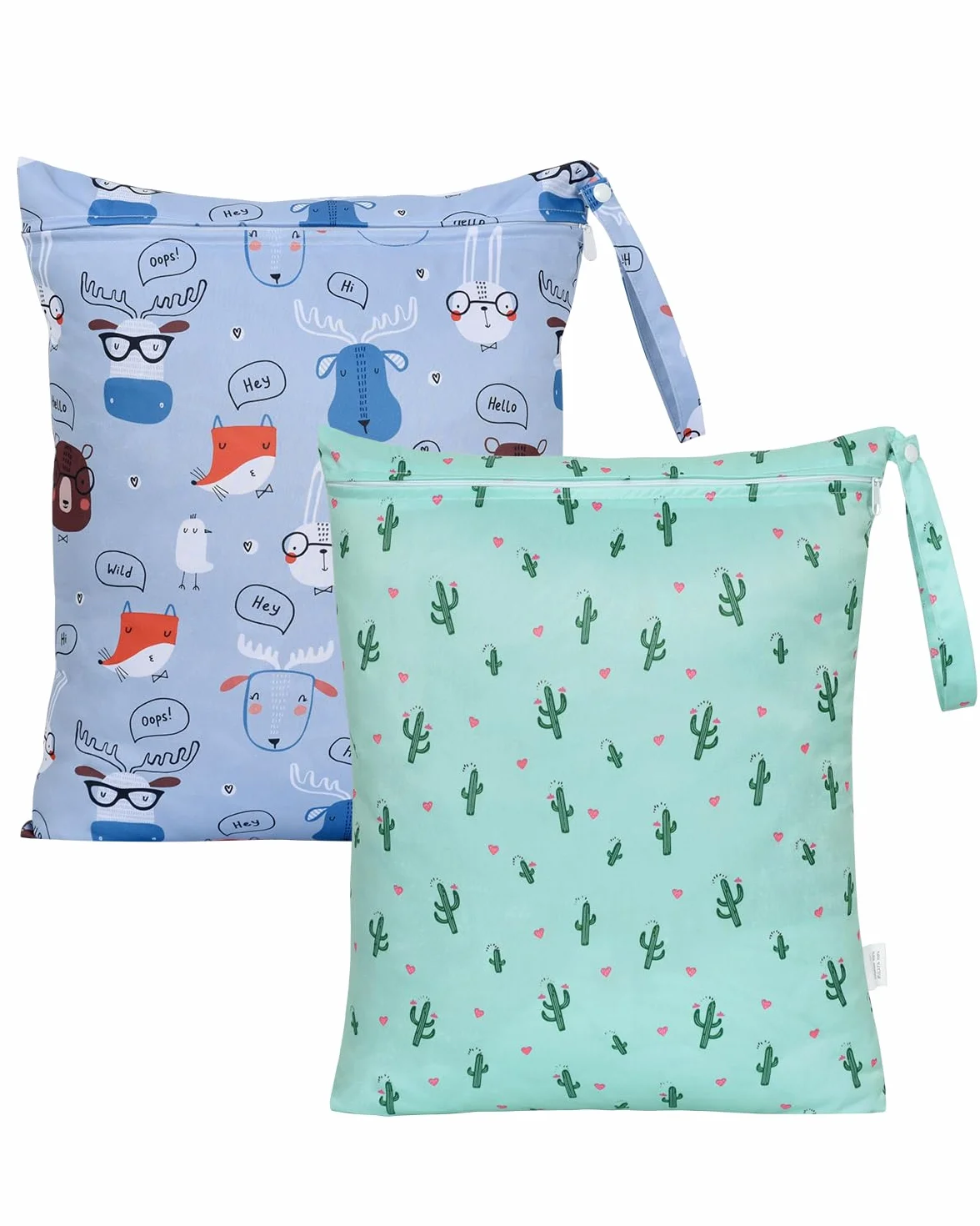 Sac à Couches Lavables 32x40cm Étanche Réutilisable Piscine Voyage Imperméable 2 Pièces