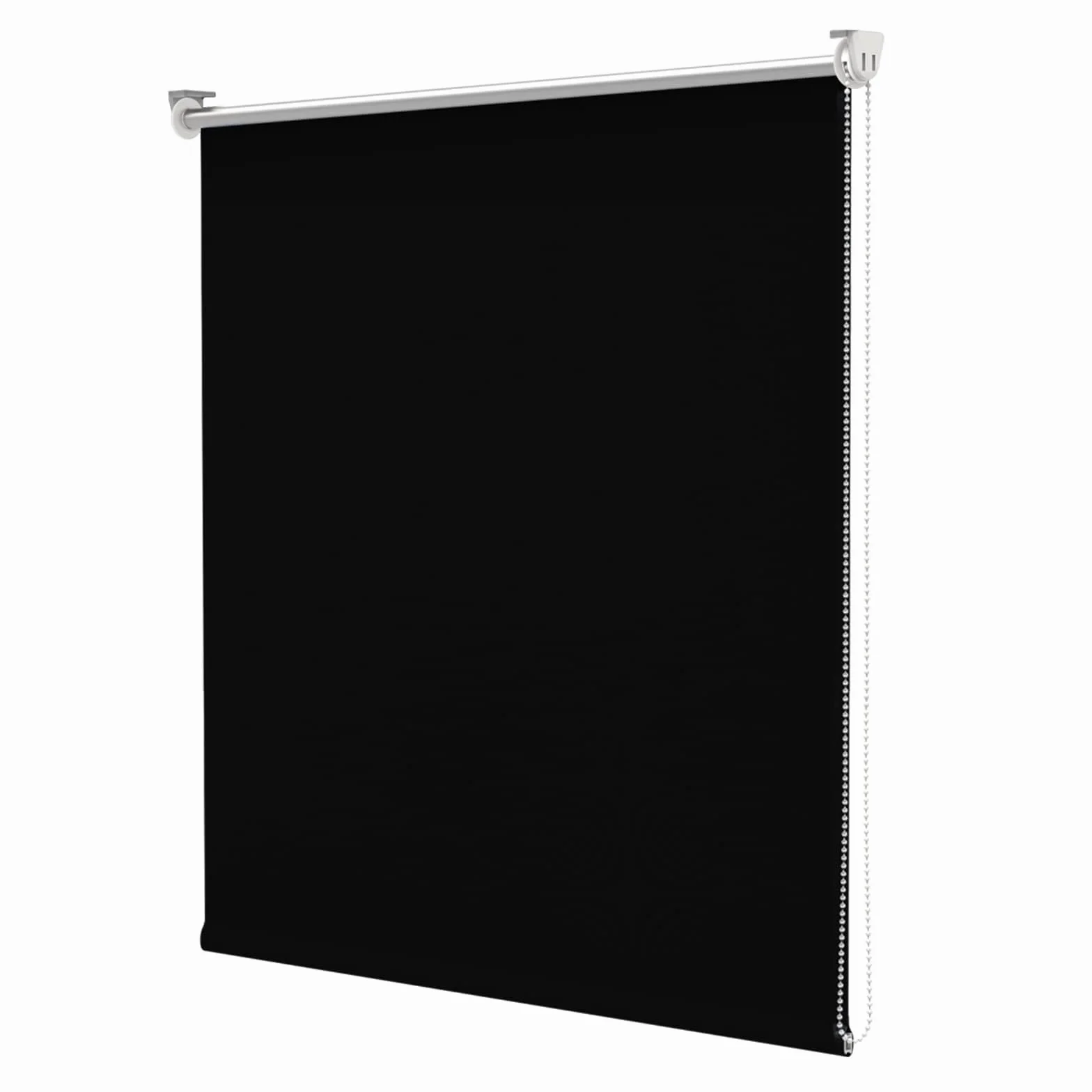 Enrouleur Occultant Isolant Thermique Opaque 35x180 cm Noir