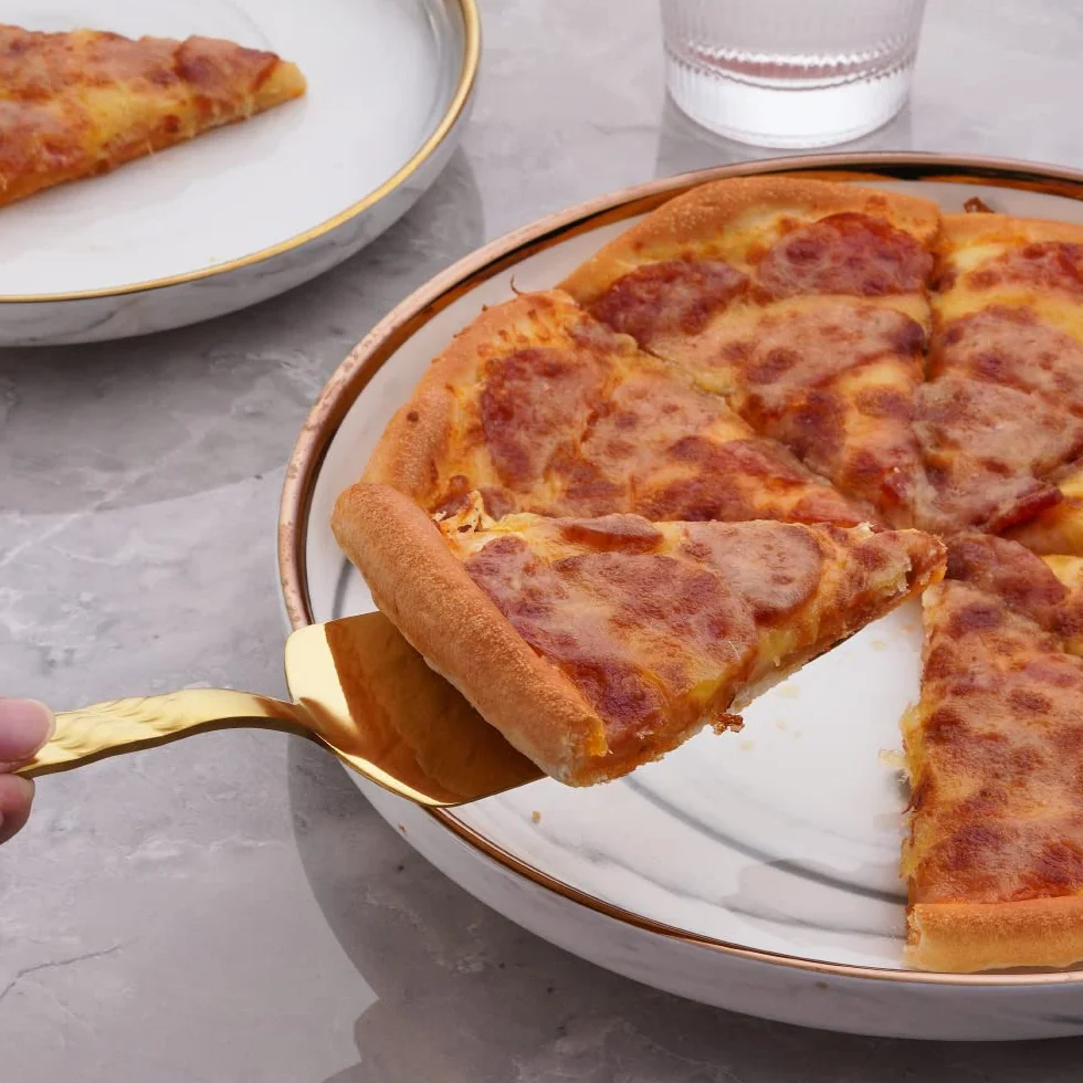 Ensemble de découpe de gâteau en Acier Inoxydable avec Couteau et Spatule