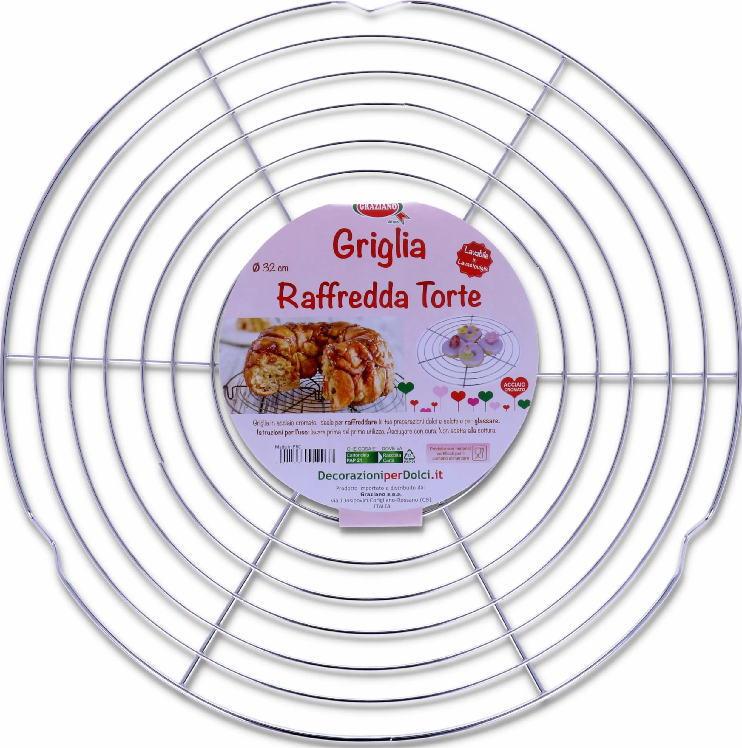Grille refroidit gâteaux 32 cm