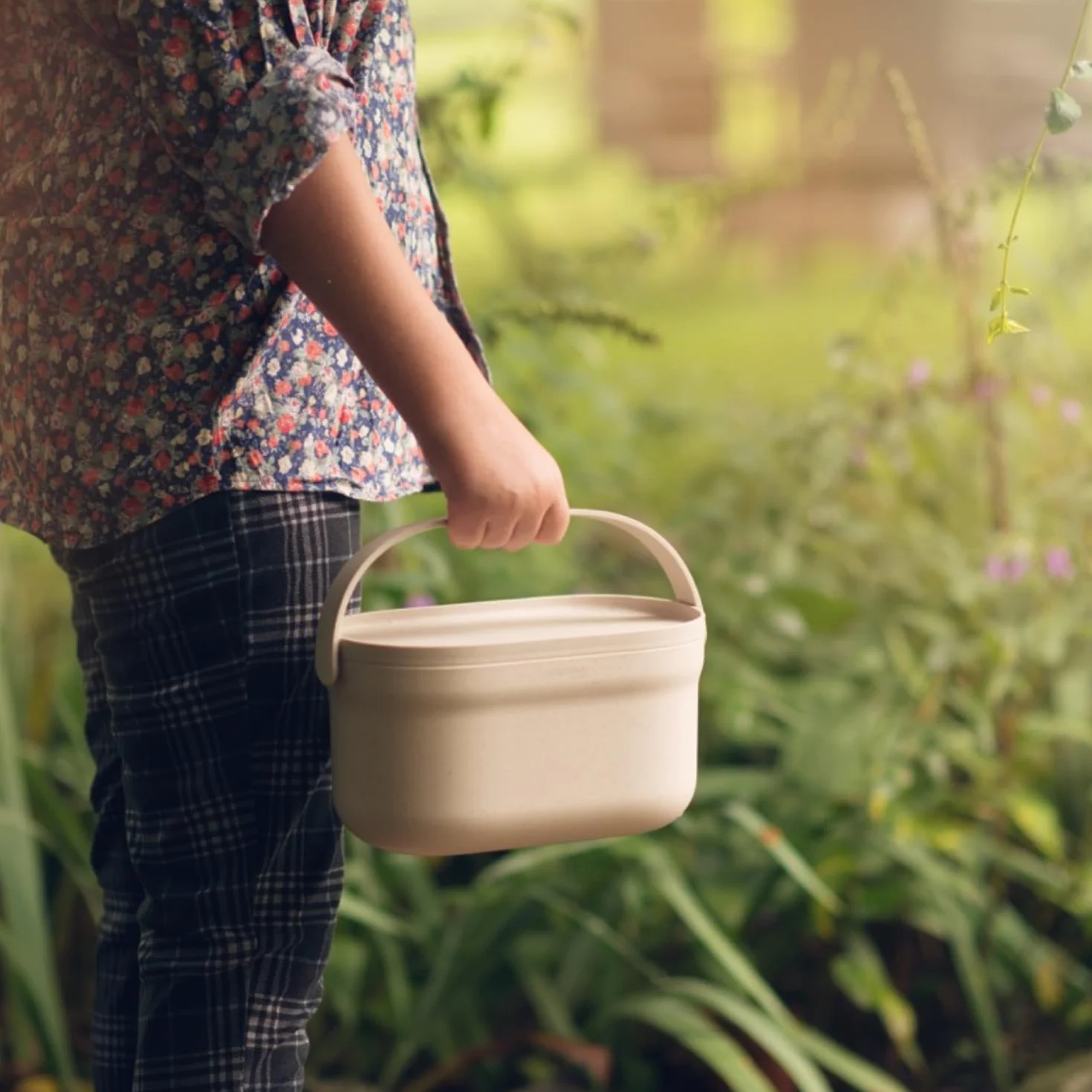 Urbalive Design Poubelle à Compost de Cuisine 4 L - Composteur avec Couvercle et Poignée Anti Odeur