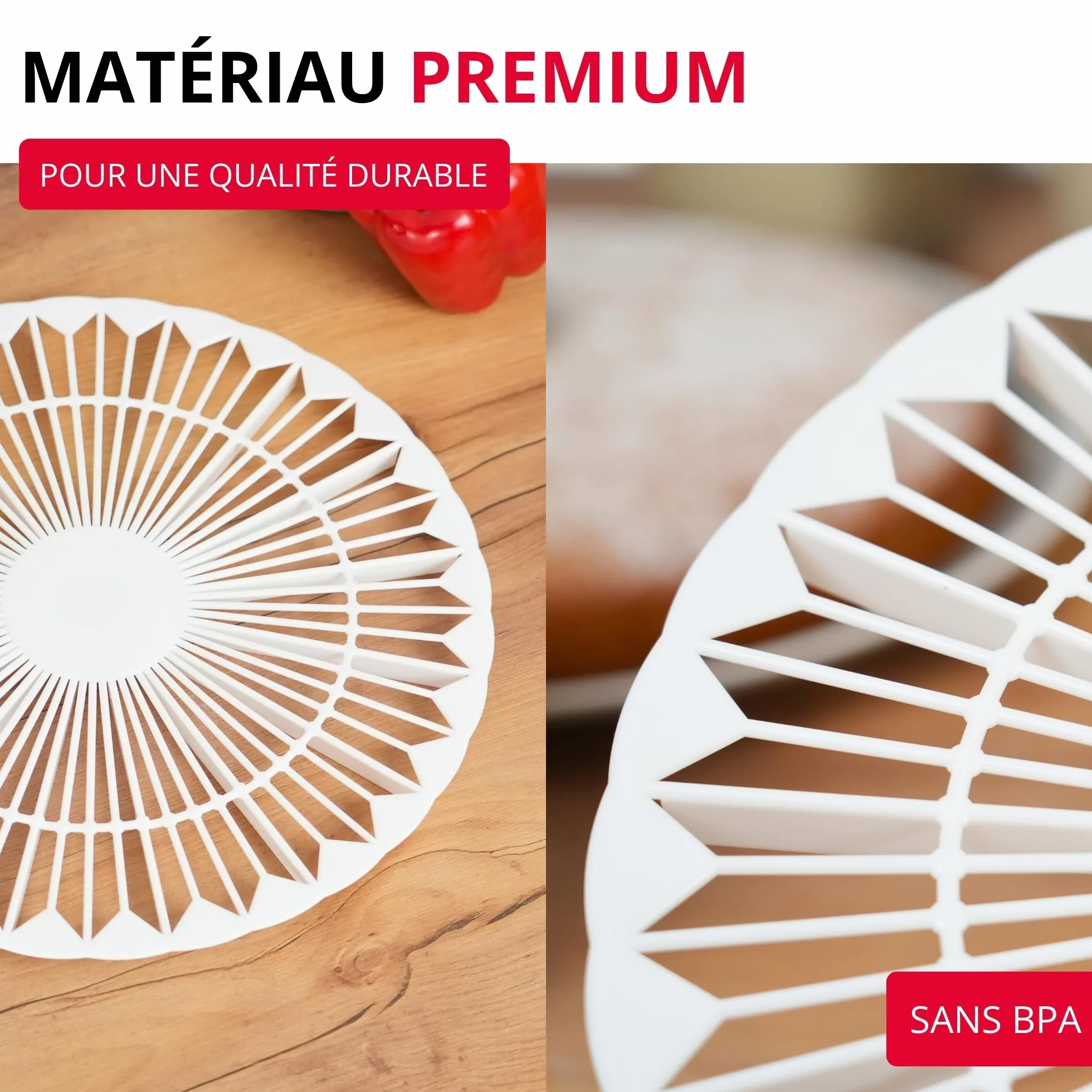 Westmark Refroidisseur et Diviseur à Gâteau 32 cm Plastique Blanc