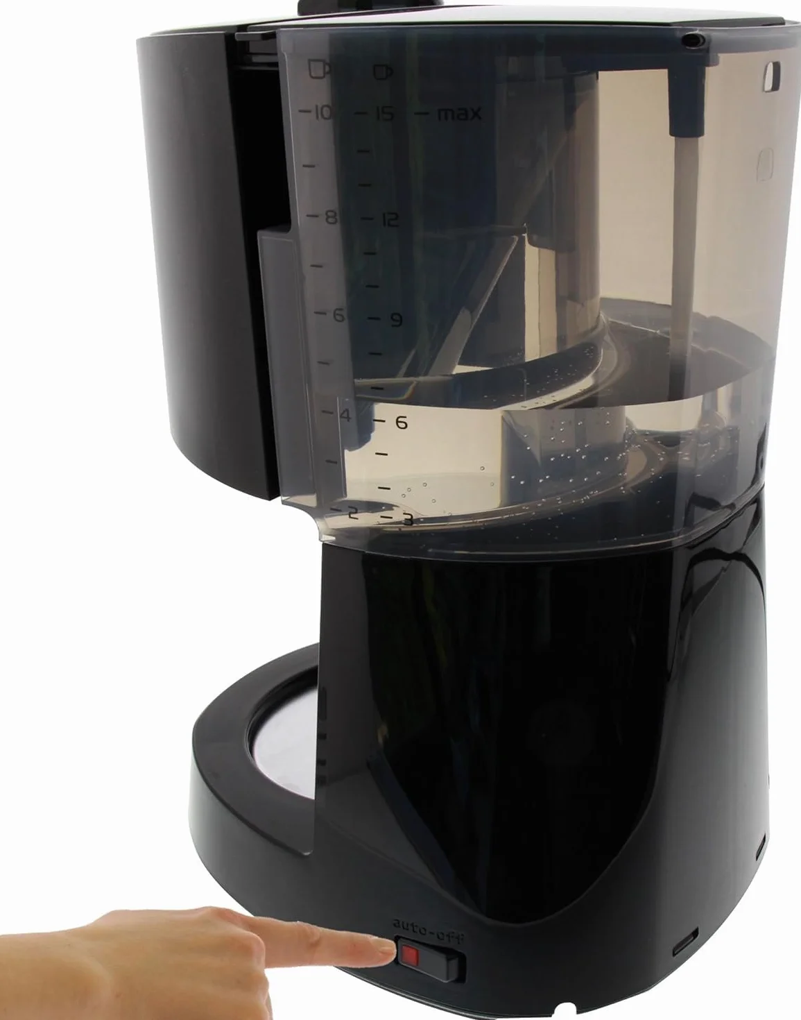 Melitta Cafetière à Filtre avec Verseuse Isotherme en Acier Inoxydable, Noir/Acier Brossé, 1017-08