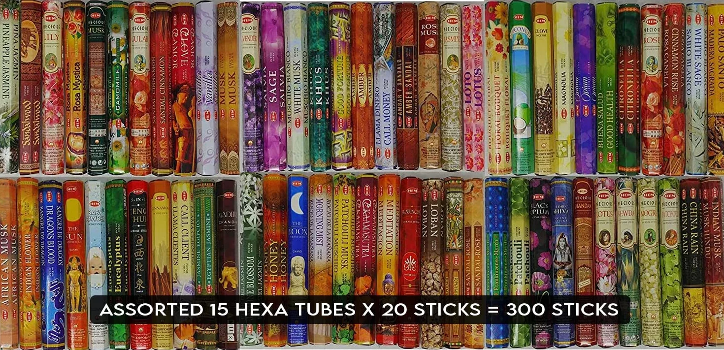 Hem Encens Sélection X 15 Boîtes 300 Bâtons