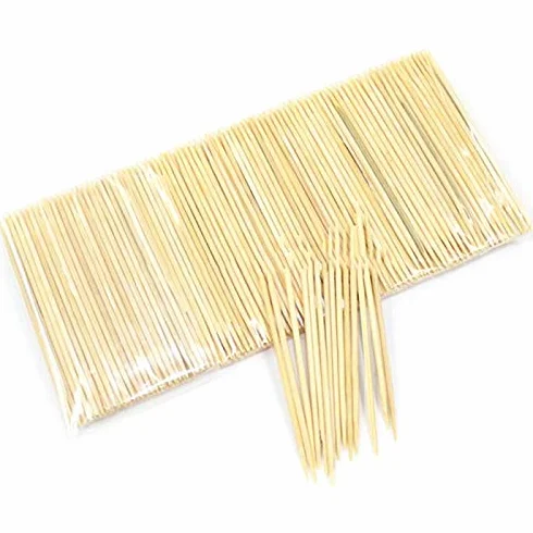 Cure-dents naturels en bambou jetables, lot de 250