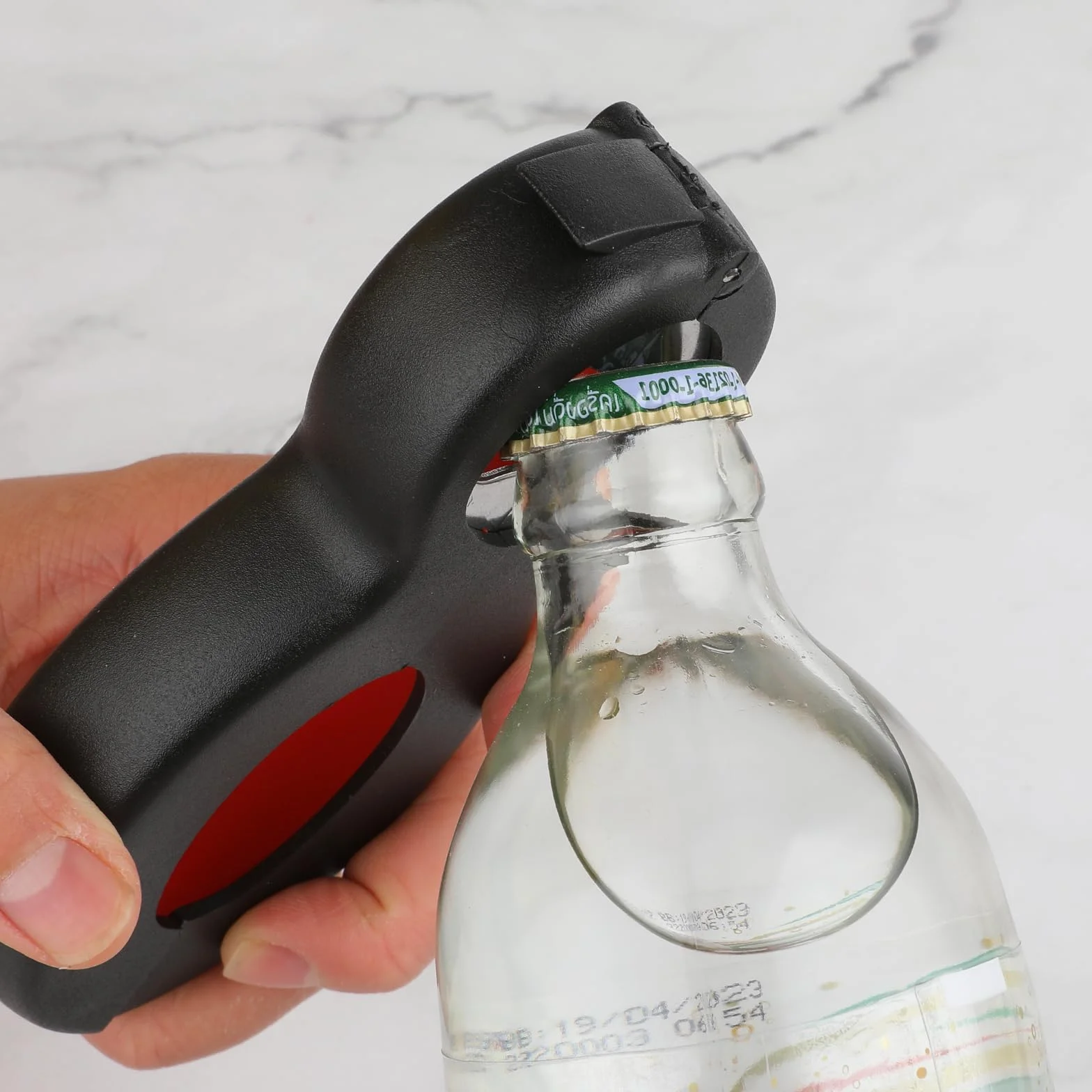 Amaxiu Ouvre bouteille 6 en 1 Multifonctionnel pour seniors, Ouvre bocal manuel et décapsuleur bière