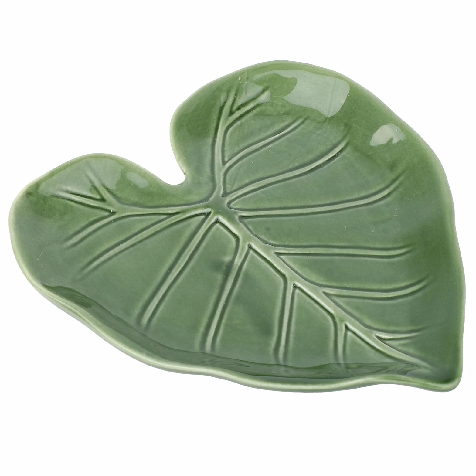 Repose Cuillère Céramique Vert 14,3x12,6x1,8cm Décoration Cuisine Moderne