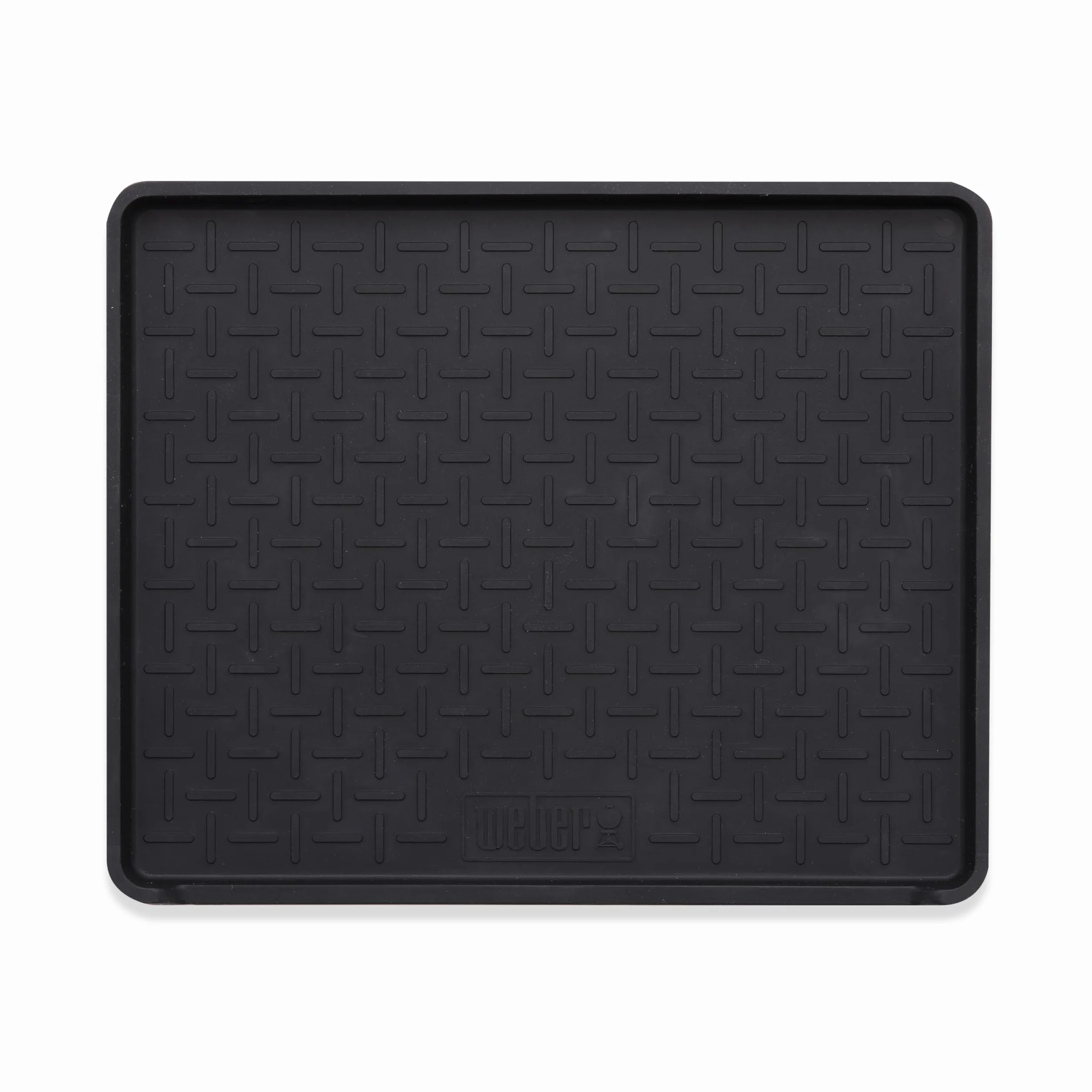 Weber Tapis à Outils en Silicone résistant à la Chaleur, 1,5 x 28 x 23 cm, Noir