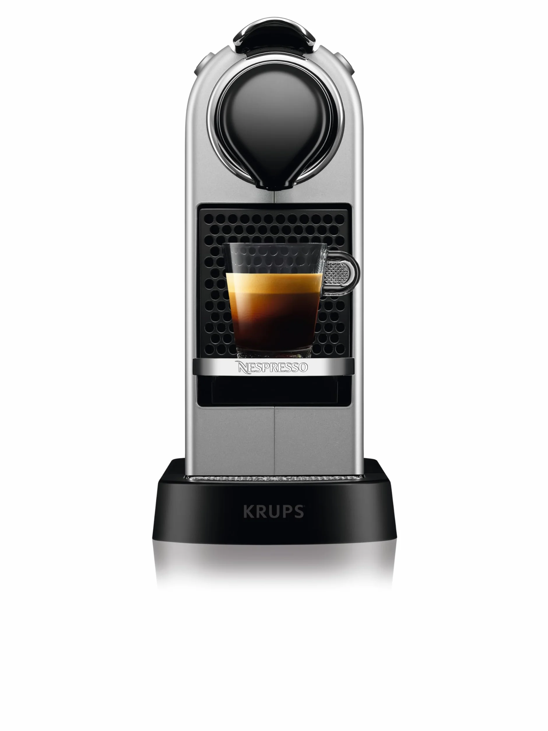 Nespresso Krups Machine à Café Citiz Argent Cafetière à Capsules YY4118FD