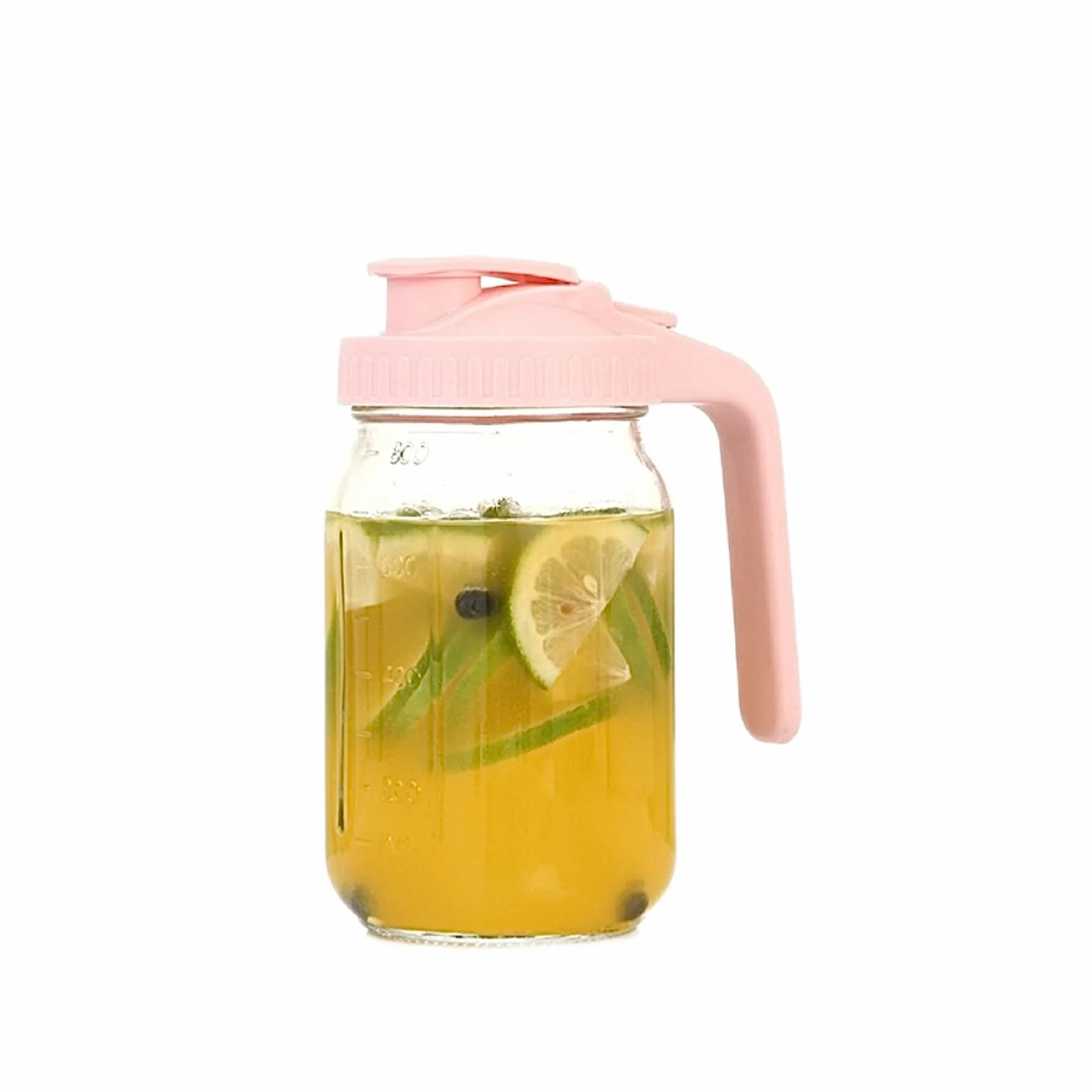 Bouilloire en verre 946 ml avec couvercle rabattable et verseur pour thé café infusion froide