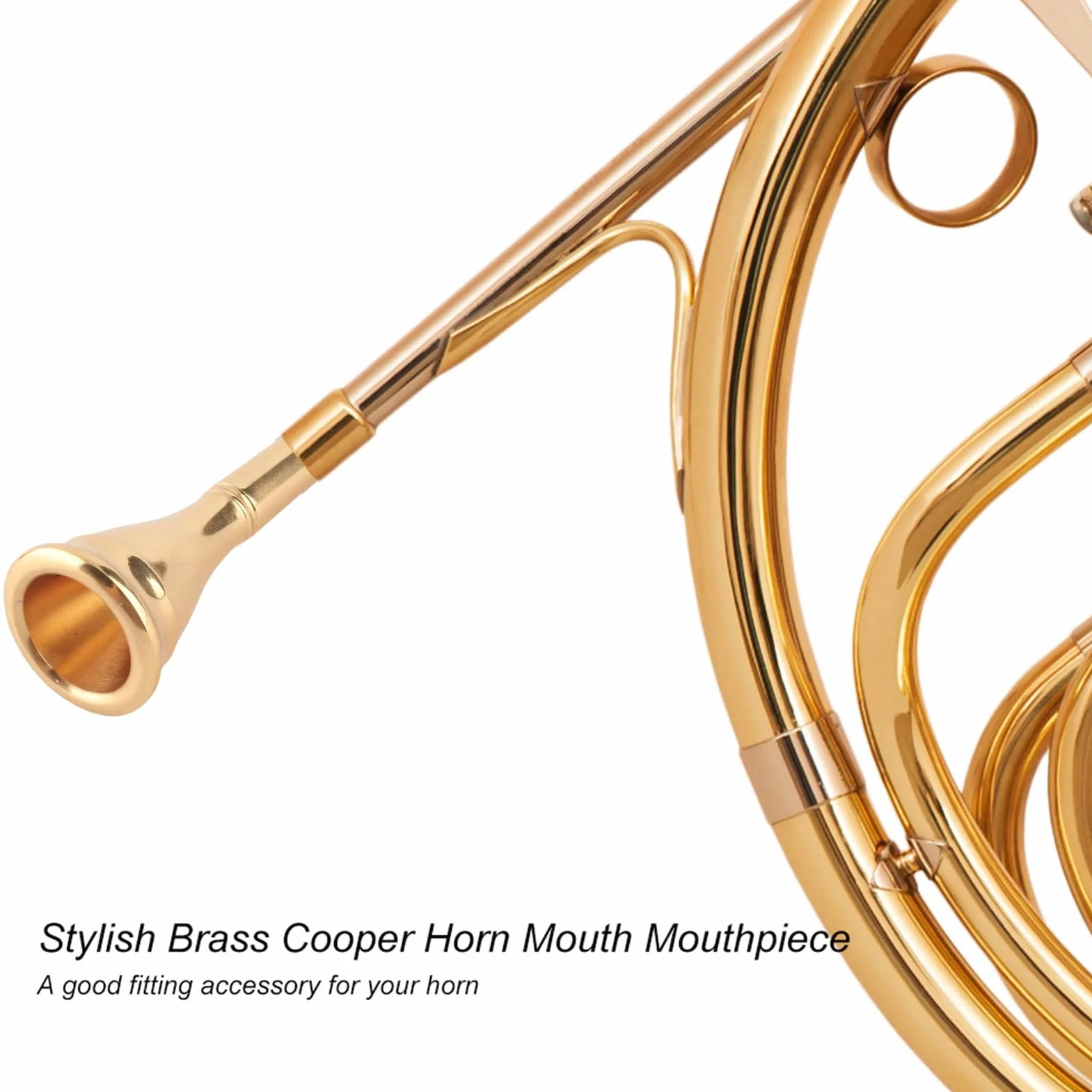Embouchure de cor en laiton, pièce de rechange pour cor