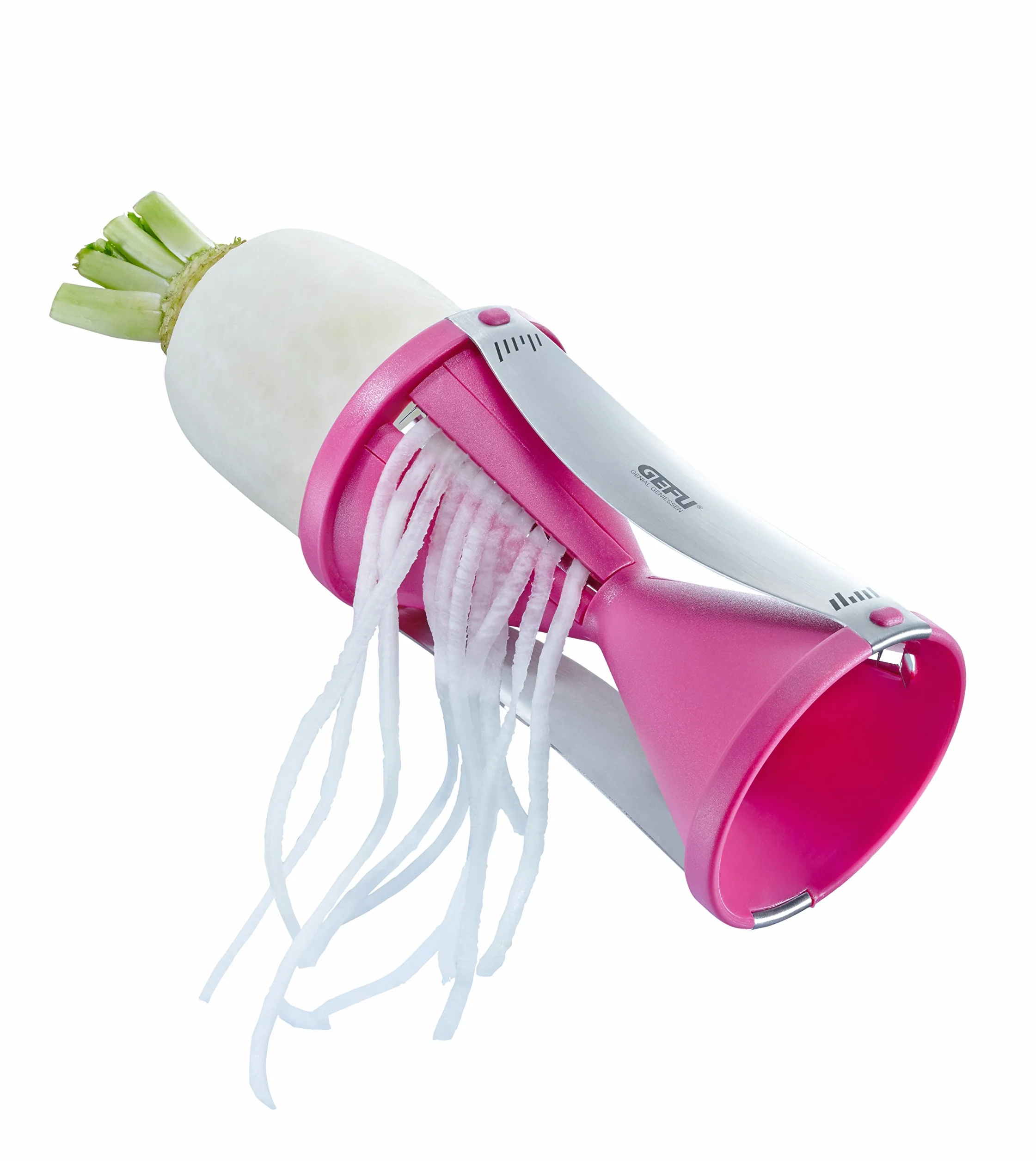 Gefu Taille légumes Spirelli Rose