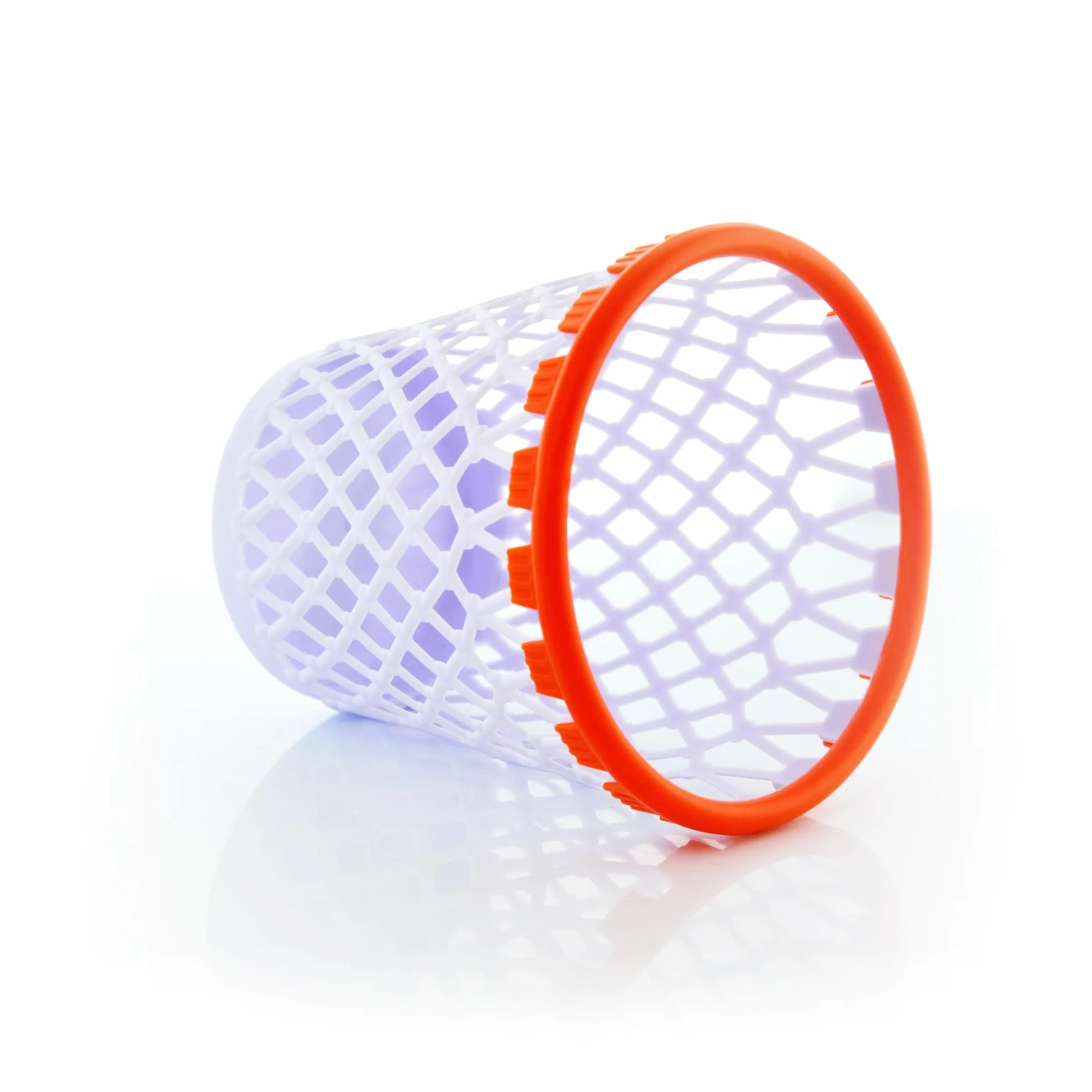 Poubelle Basket Lovers Lavable Résistante Recyclable Idéal pour Décorer Chambre avec Porte-crayons