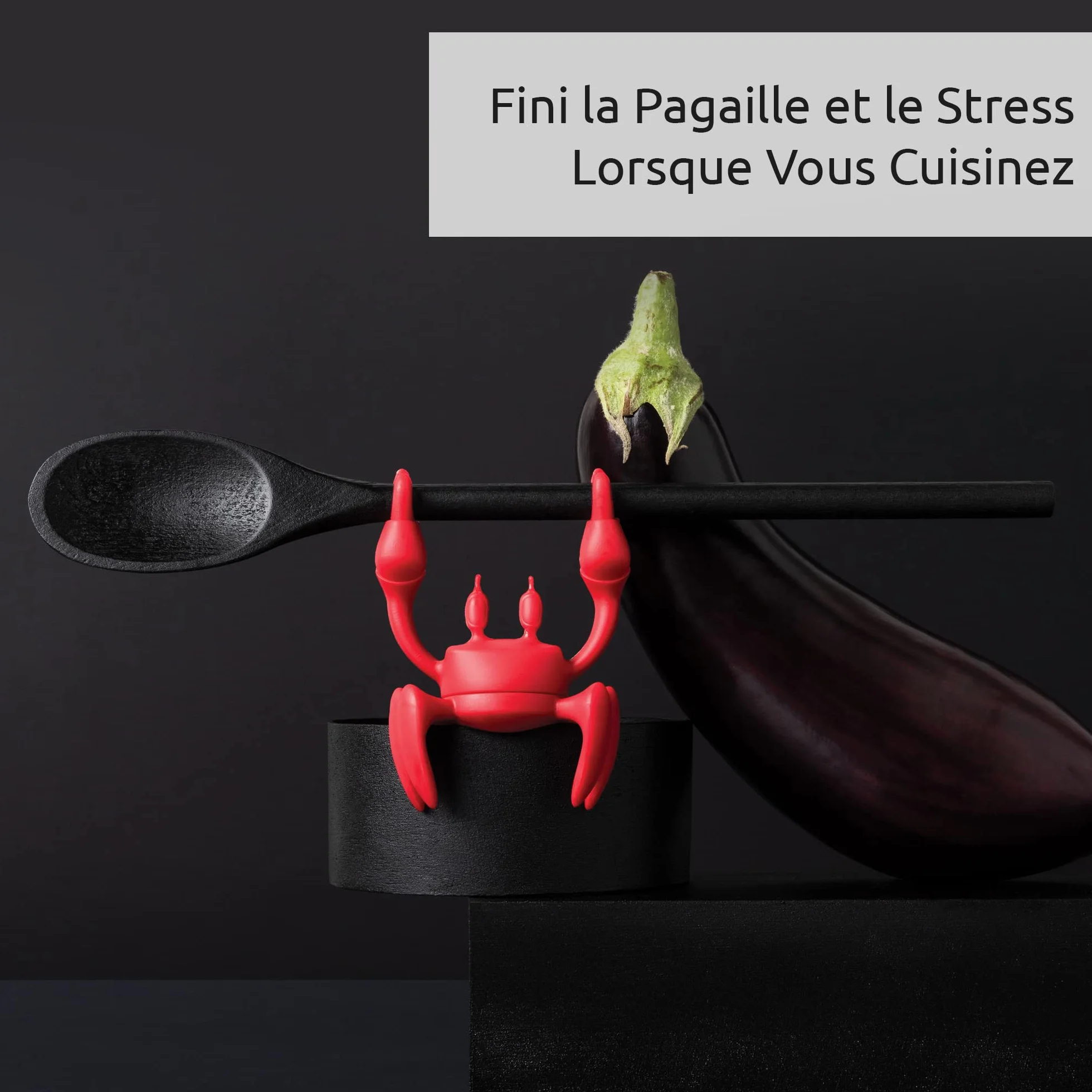OTOTO Repose Cuillère Silicone Résistant à la chaleur Support Antidérapant Cuisine Gadget