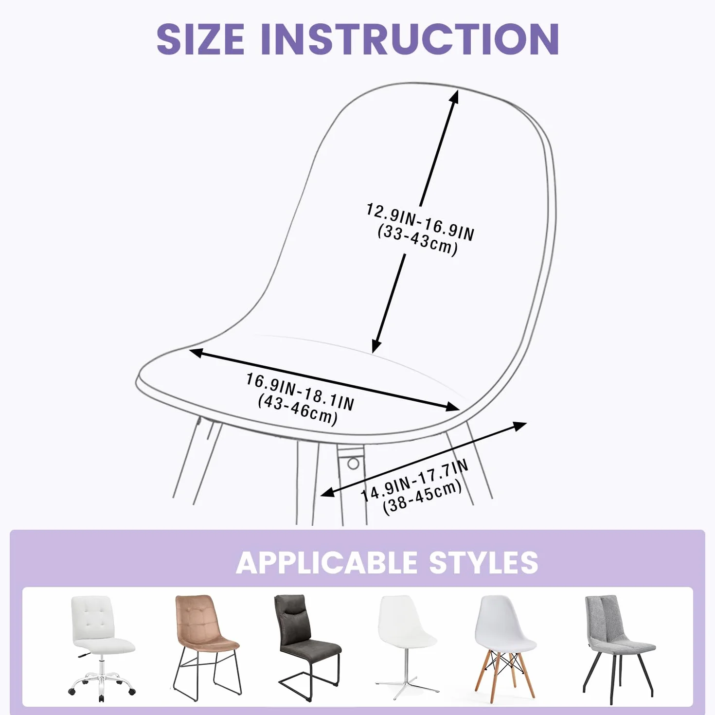Y-Beige Housse de Chaise Extensible 4 pièces, Housse de Salle à Manger Amovible Lavables Jacquard