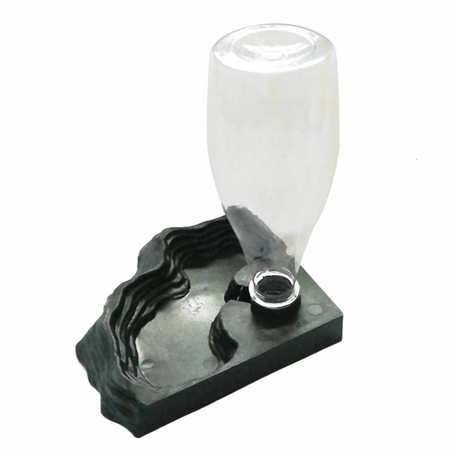 Distributeur d'eau pour reptiles Fontaine automatique pour terrarium cascade siphon amphibien bol à boire
