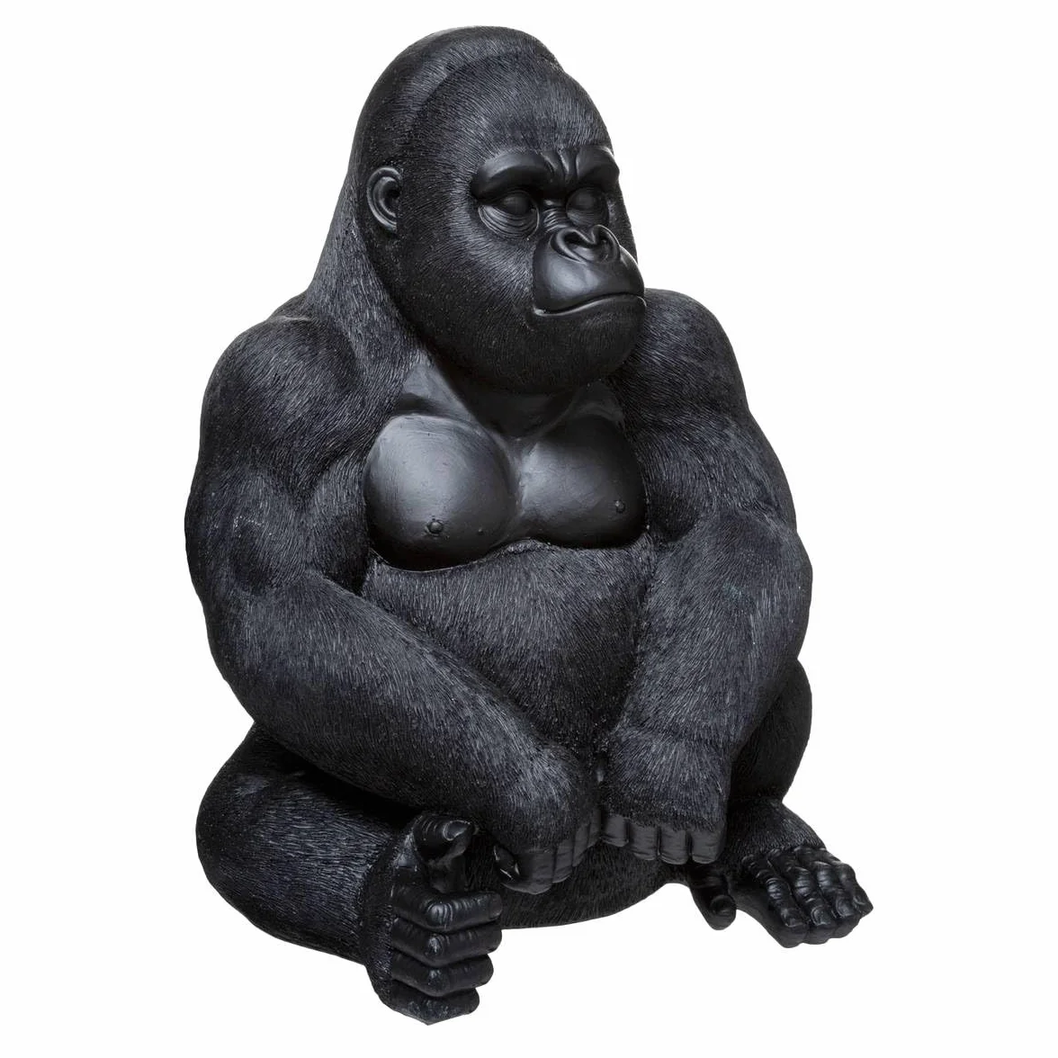 Atmosphera Statue Gorille Assis H46 cm
