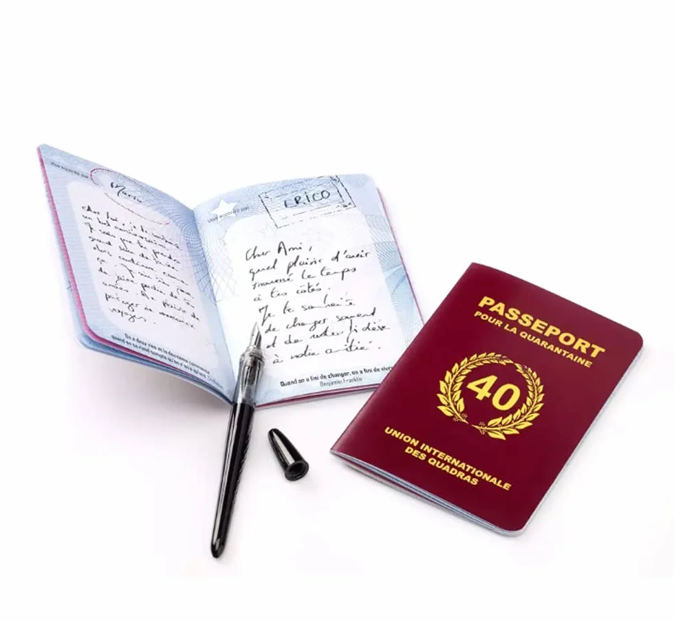 Livre d'or "passeport pour la quarantaine" Langue française