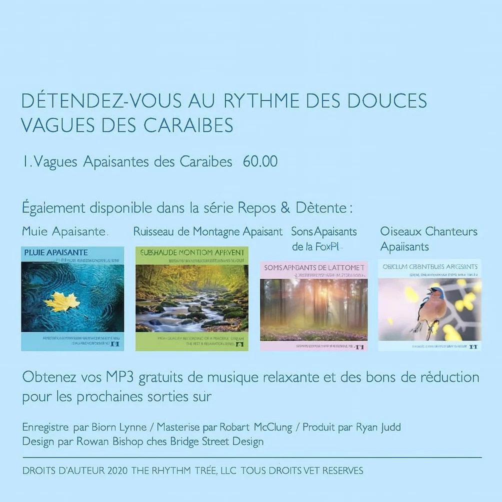 Vagues Apaisantes des Caraïbes – Sons de la Nature pour la Détente, la Méditation et le Sommeil – Bruit Blanc Parfait