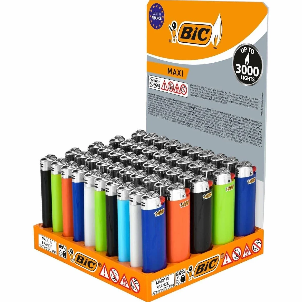 BIC 50 Maxi briquets Assortis